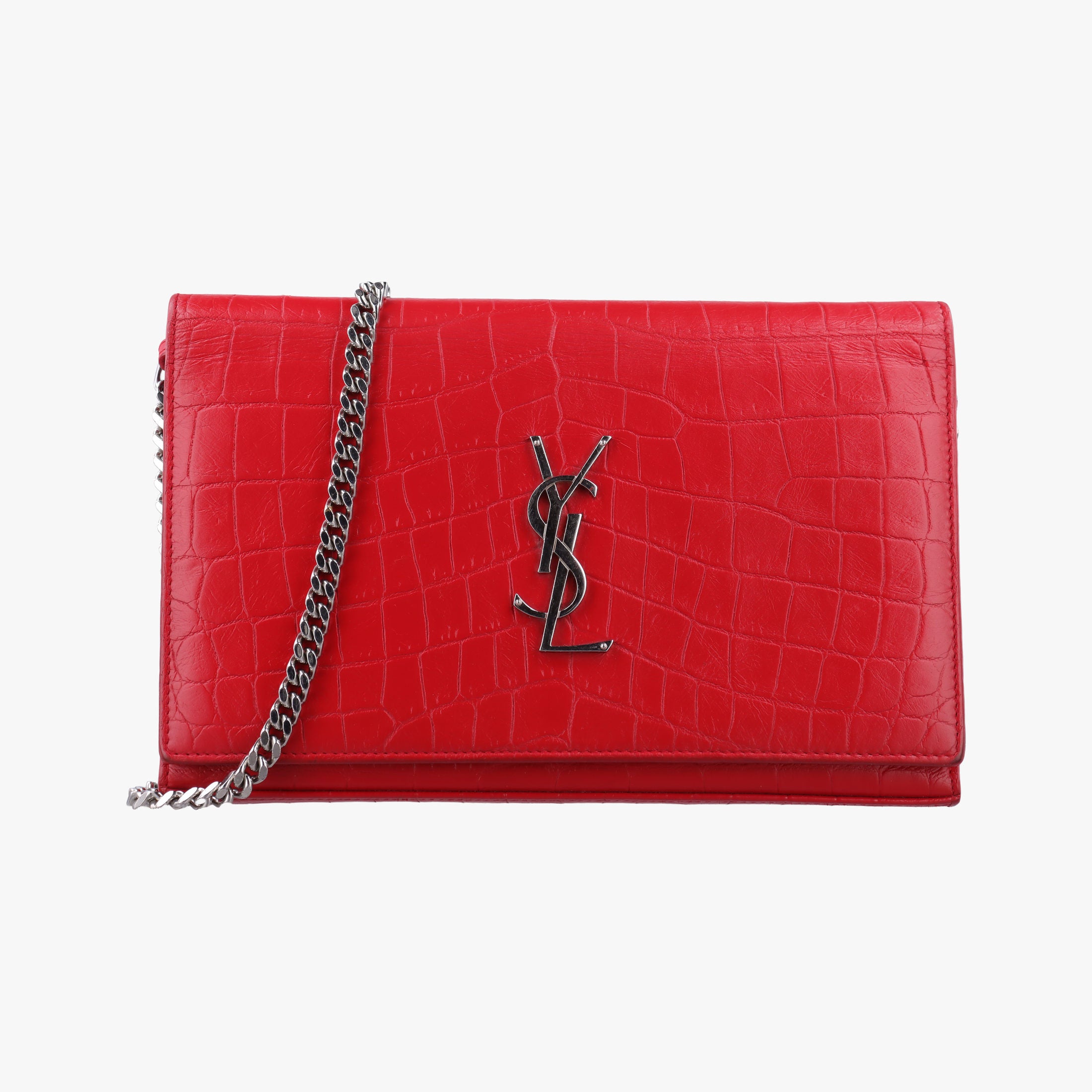 Secondhand Yves Saint Laurent KATE Red Leather 377829 shoulderbag | stylenewstar