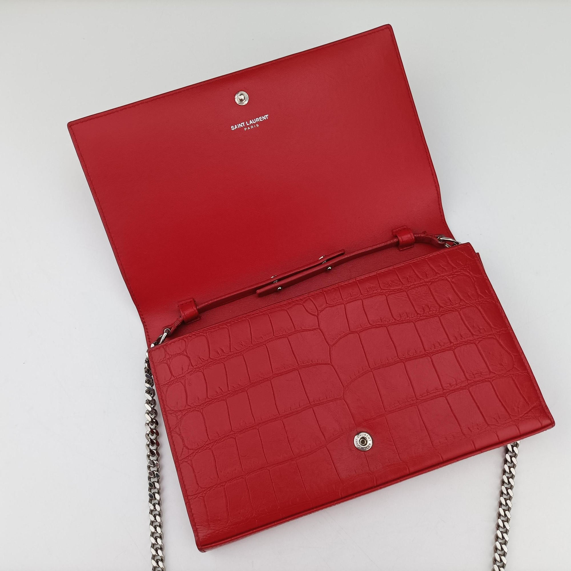 Secondhand Yves Saint Laurent KATE Red Leather 377829 shoulderbag | stylenewstar