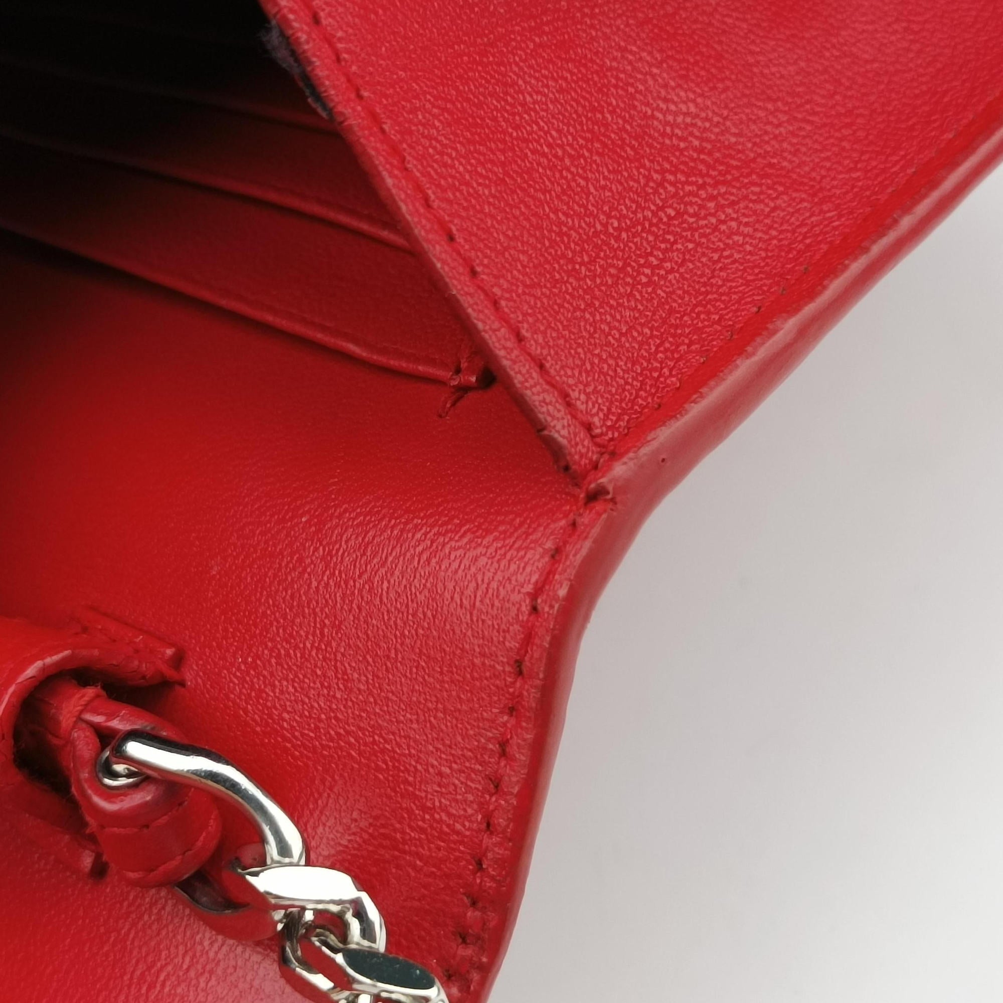 Secondhand Yves Saint Laurent KATE Red Leather 377829 shoulderbag | stylenewstar