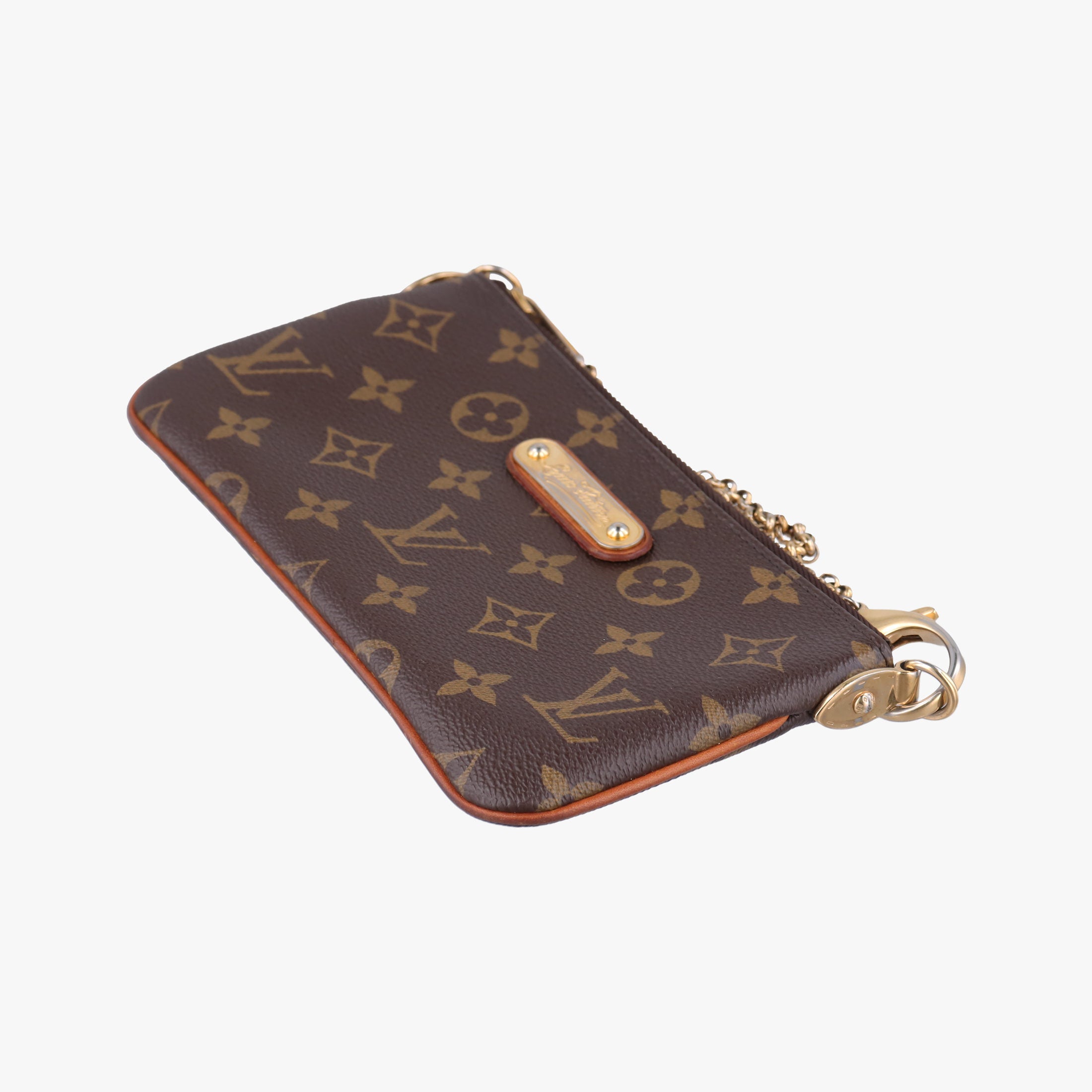 Pre-owned Louis Vuitton Pochette Mila MM brown Monogram Canvas M60094 shoulderbag | stylenewstar