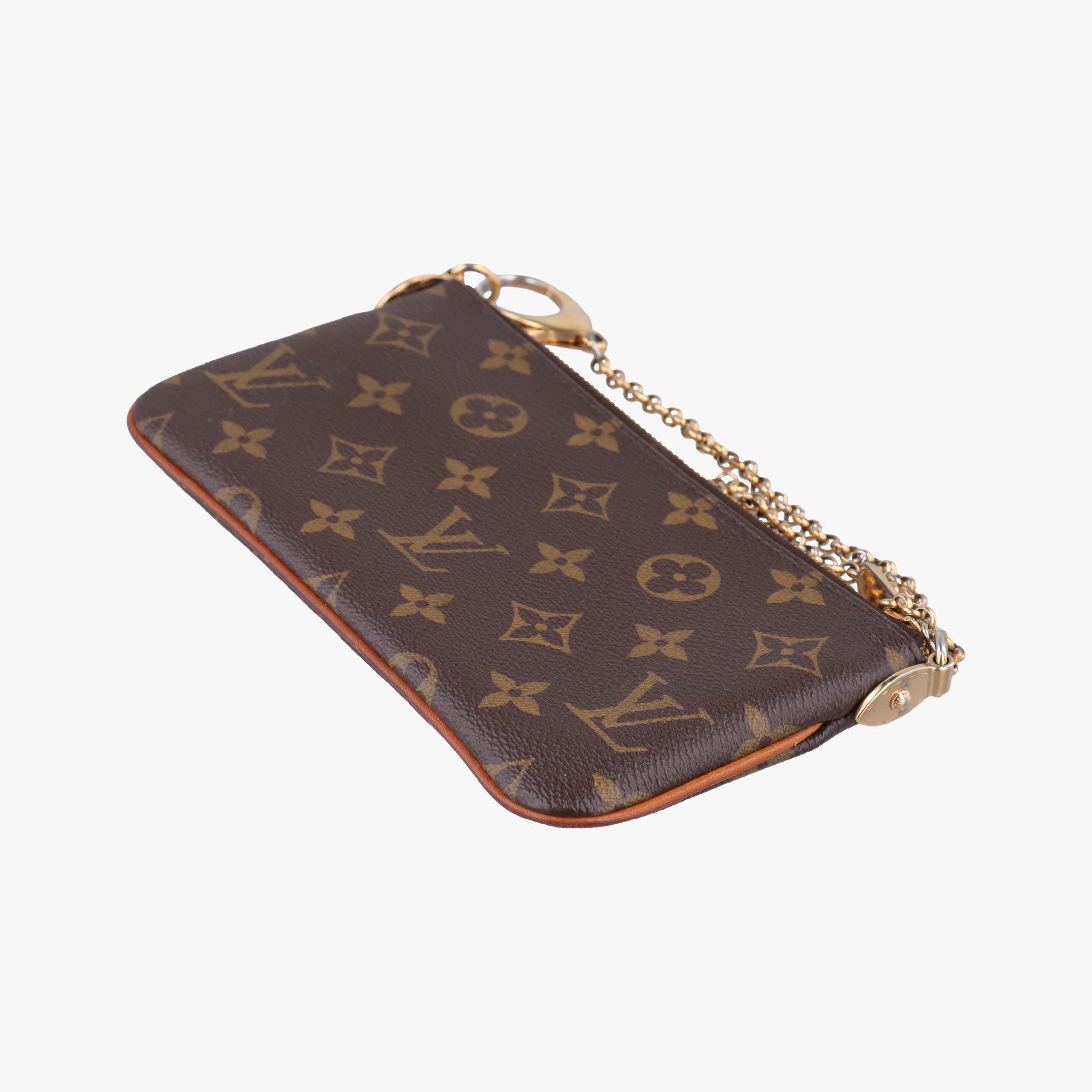 Pre-owned Louis Vuitton Pochette Mila MM brown Monogram Canvas M60094 shoulderbag | stylenewstar