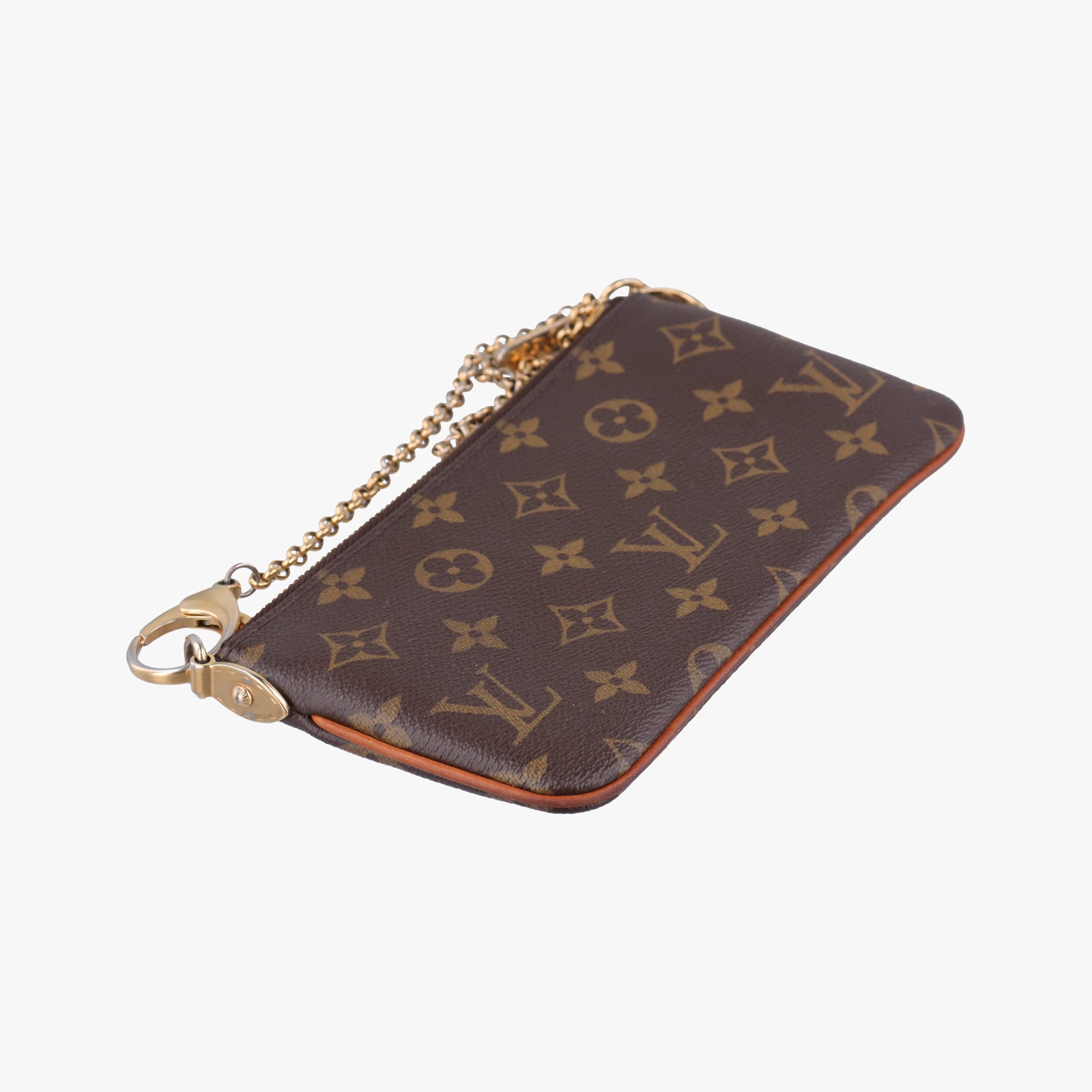Pre-owned Louis Vuitton Pochette Mila MM brown Monogram Canvas M60094 shoulderbag | stylenewstar