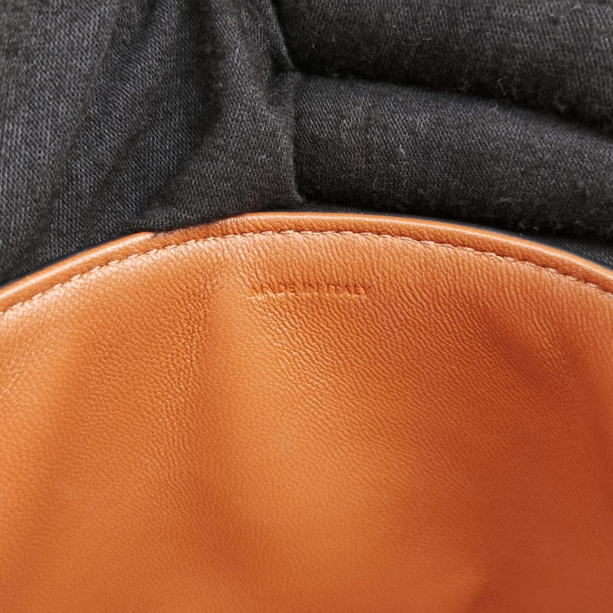 Pre-owned Celine Claude Triomphe Brown PVC coated canvas  shoulderbag | stylenewstar