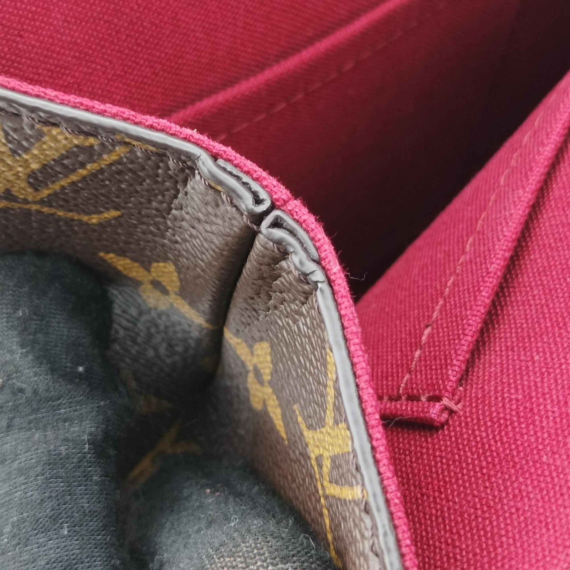 Pre-owned Louis Vuitton Petit Palais PM BROWN Monogram Canvas M45900 handbag | stylenewstar