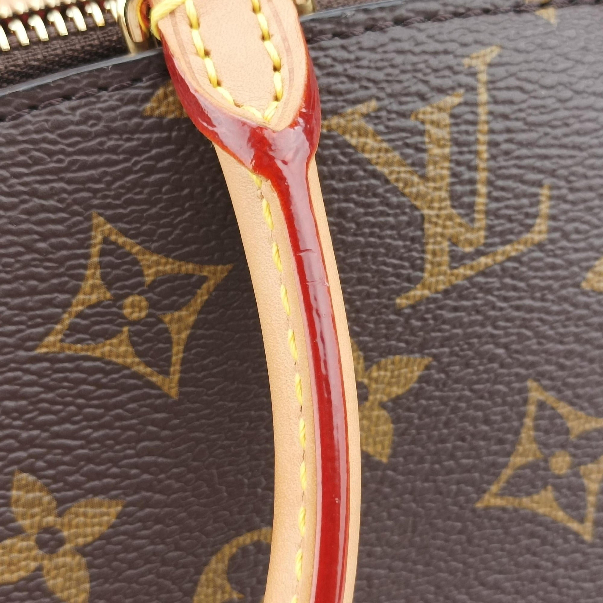 Pre-owned Louis Vuitton Petit Palais PM BROWN Monogram Canvas M45900 handbag | stylenewstar
