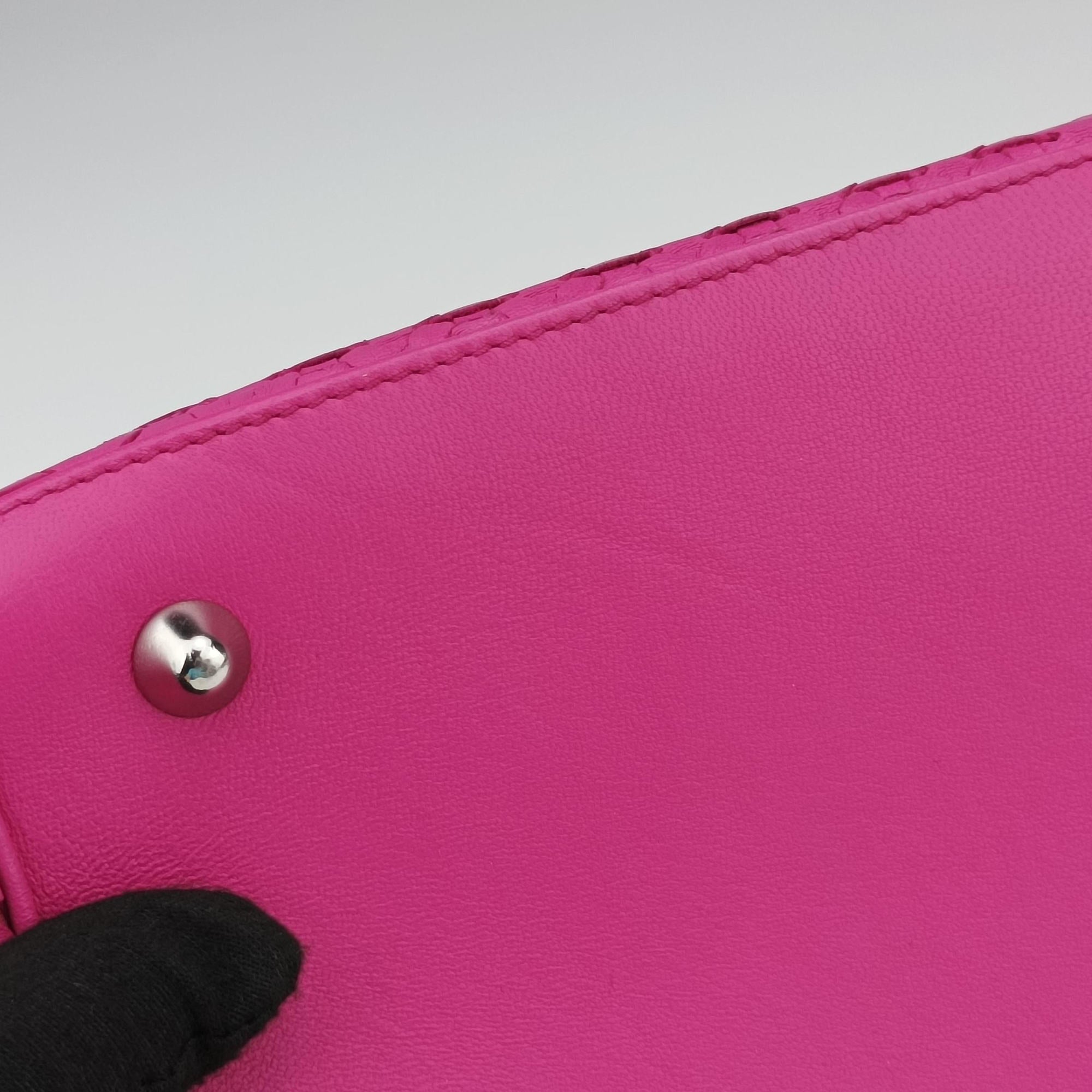 Pre-owned Christian Dior Soft Lady Dior Rose lambskin  handbag | stylenewstar