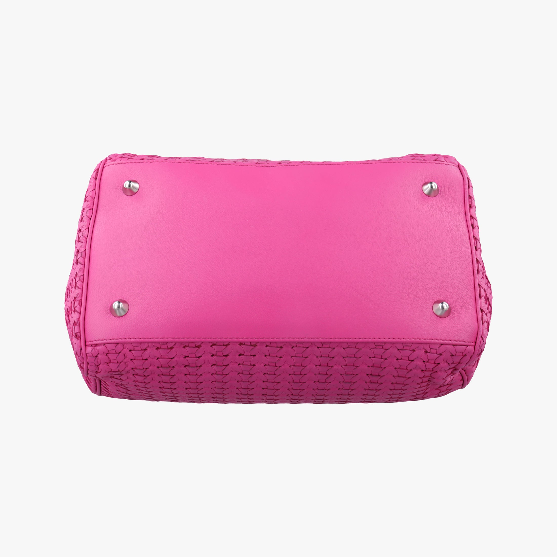 Pre-owned Christian Dior Soft Lady Dior Rose lambskin  handbag | stylenewstar