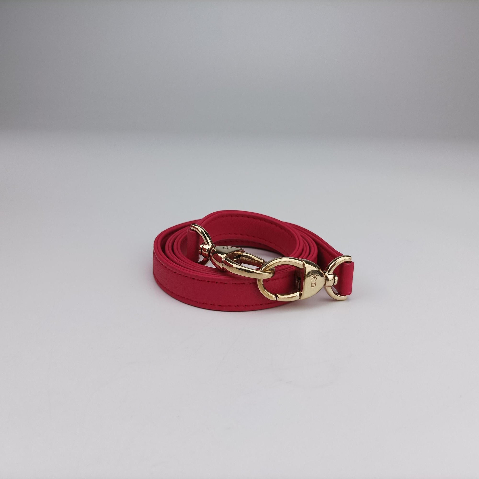 Pre-owned Christian Dior Lady Dior Rose lambskin  shoulderbag | stylenewstar