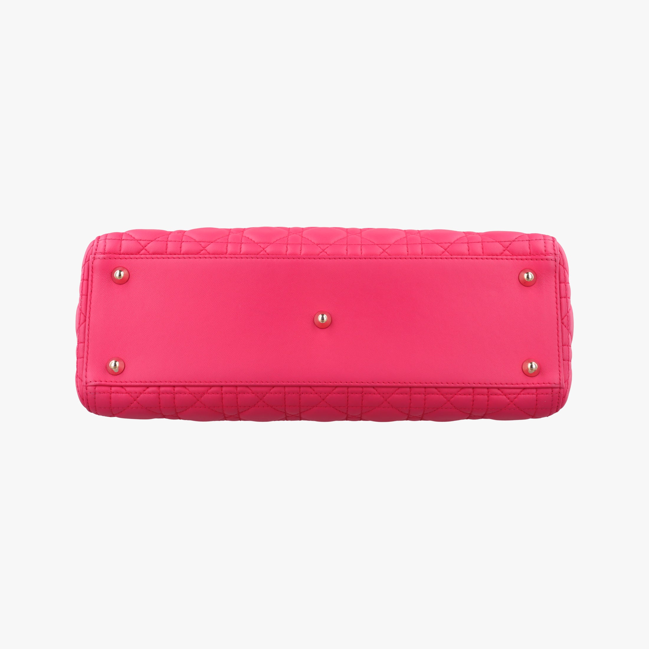 Pre-owned Christian Dior Lady Dior Rose lambskin  shoulderbag | stylenewstar