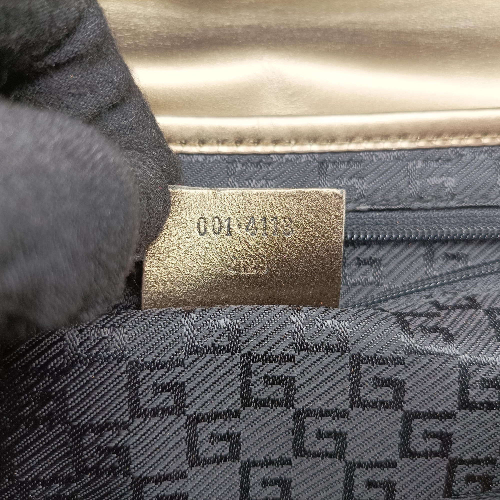 Pre-owned Gucci Jackie Gold Leather 001.41 shoulderbag | stylenewstar