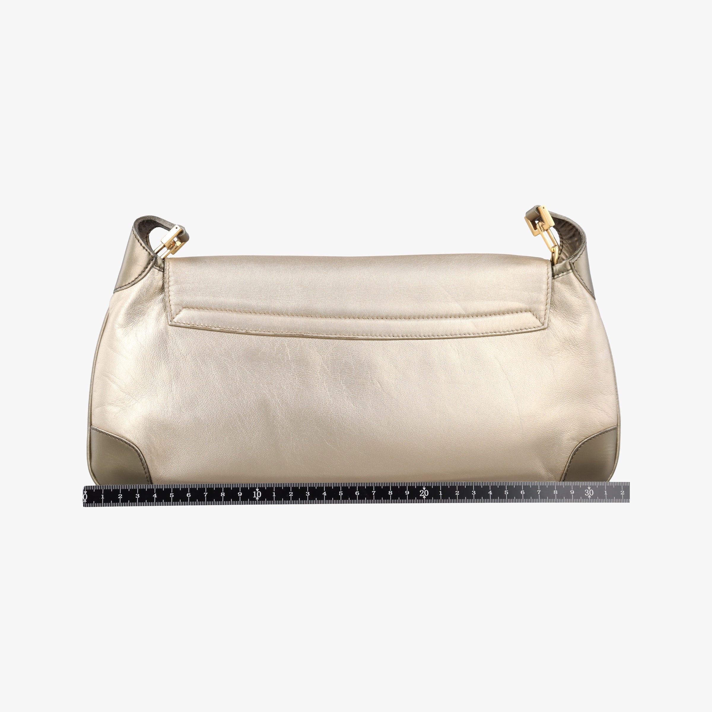 Pre-owned Gucci Jackie Gold Leather 001.41 shoulderbag | stylenewstar