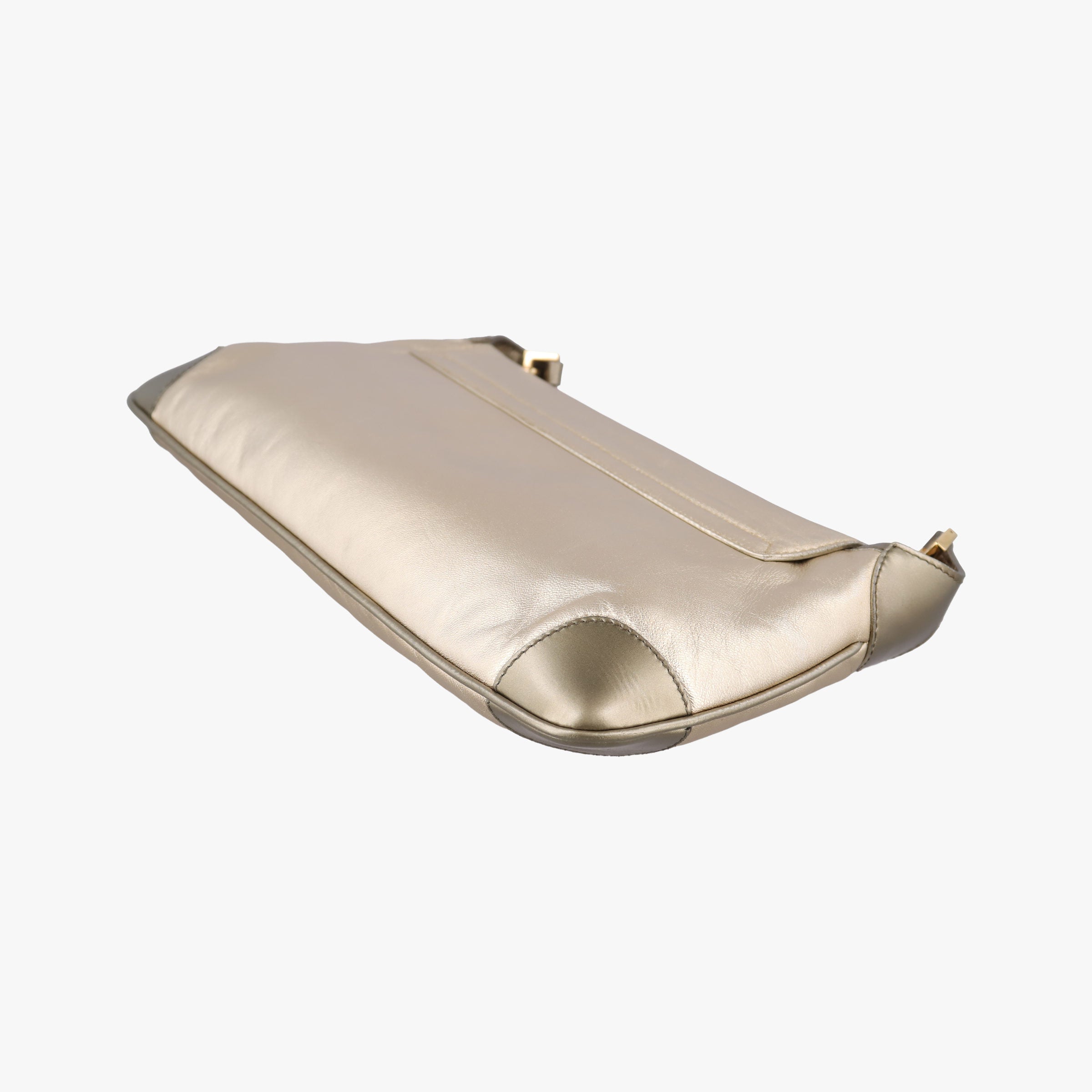 Pre-owned Gucci Jackie Gold Leather 001.41 shoulderbag | stylenewstar
