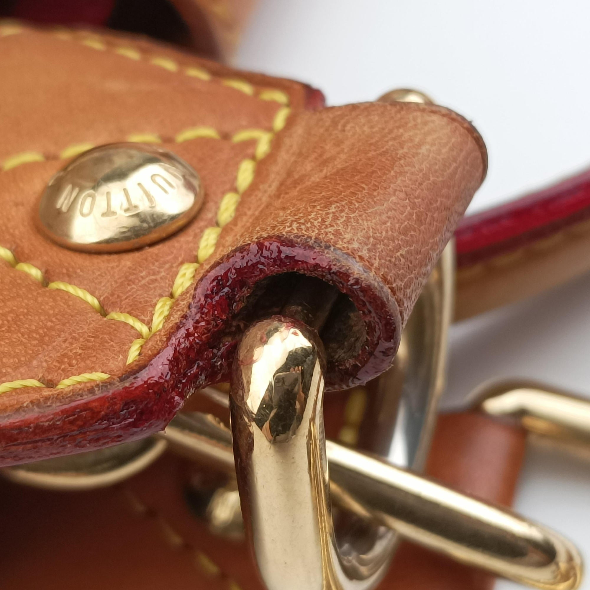 Pre-owned Louis Vuitton URSULA white Monogram Multicolor M40123 handbag | stylenewstar