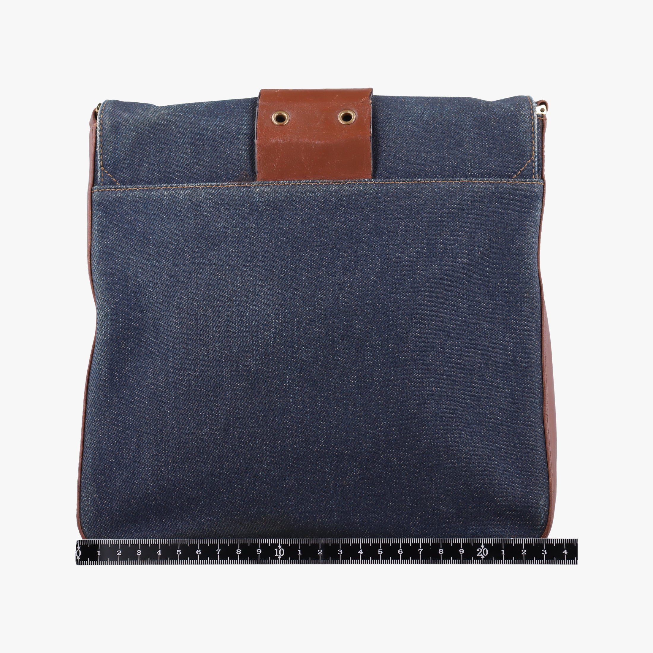 Secondhand Christian Dior Street Chic Brown×blue canvasxleather  shoulderbag | stylenewstar