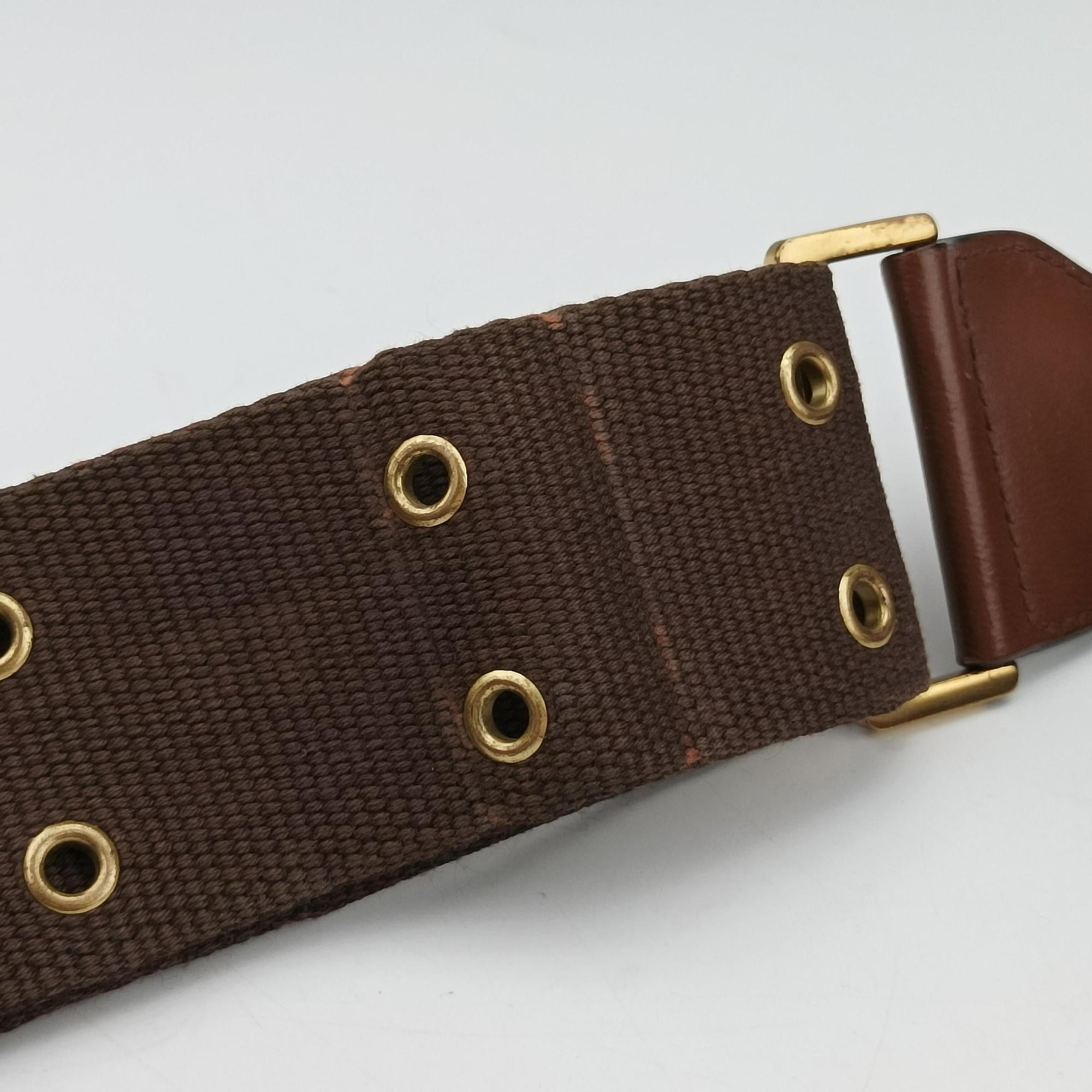Secondhand Christian Dior Street Chic Brown×blue canvasxleather  shoulderbag | stylenewstar