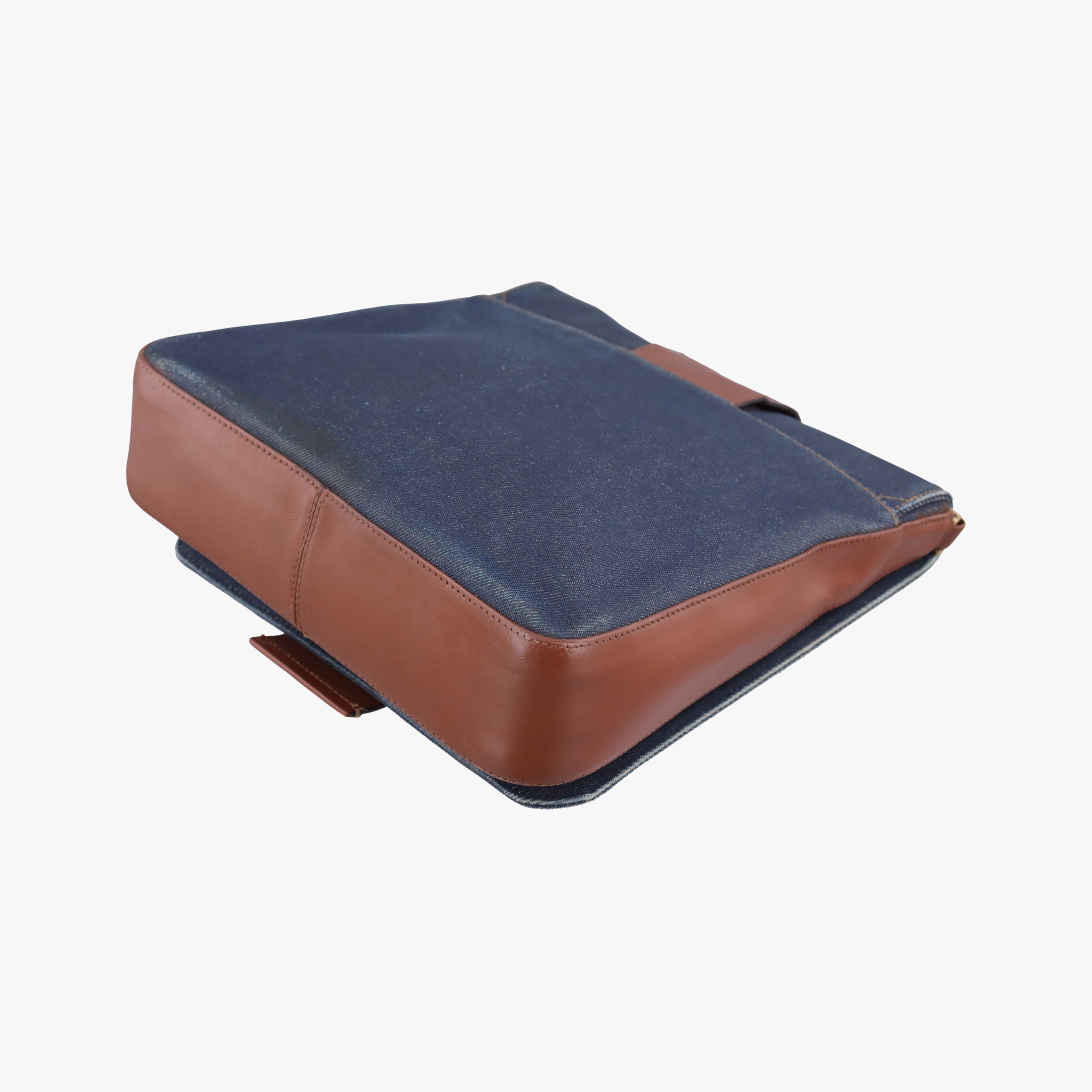 Secondhand Christian Dior Street Chic Brown×blue canvasxleather  shoulderbag | stylenewstar