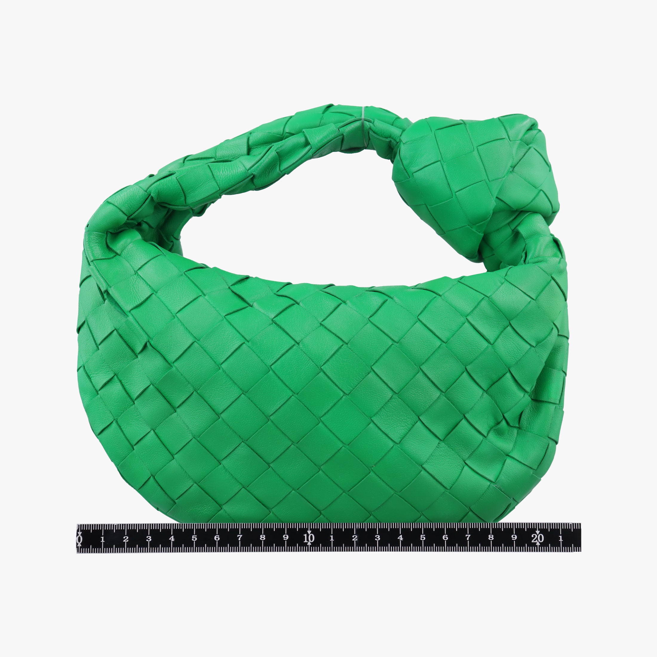 Vintage Bottega Veneta The Jodie Green lambskin  handbag | stylenewstar