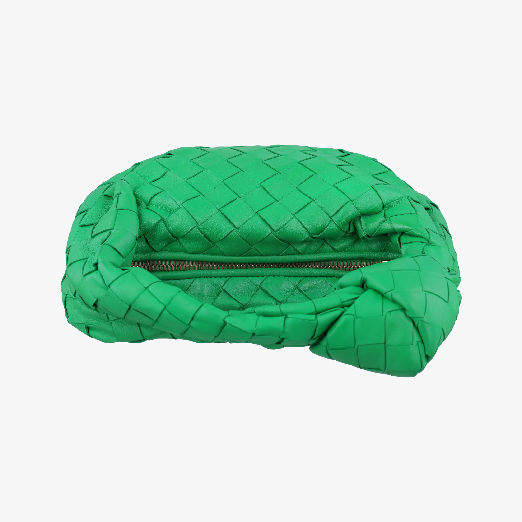 Vintage Bottega Veneta The Jodie Green lambskin  handbag | stylenewstar