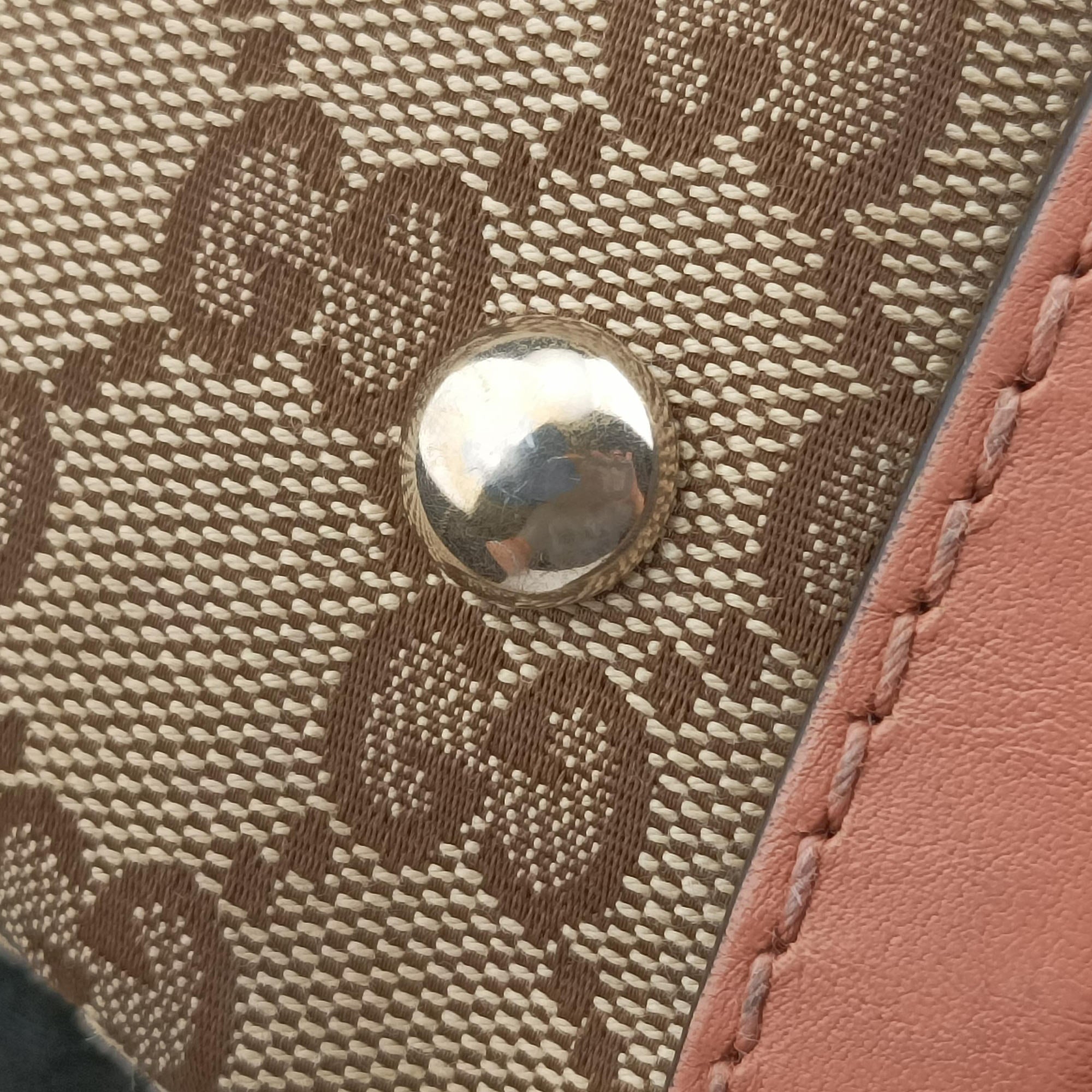 Pre-owned Gucci Sherry Line Beige×red×orange Canvas×Leather 247205 shoulderbag | stylenewstar