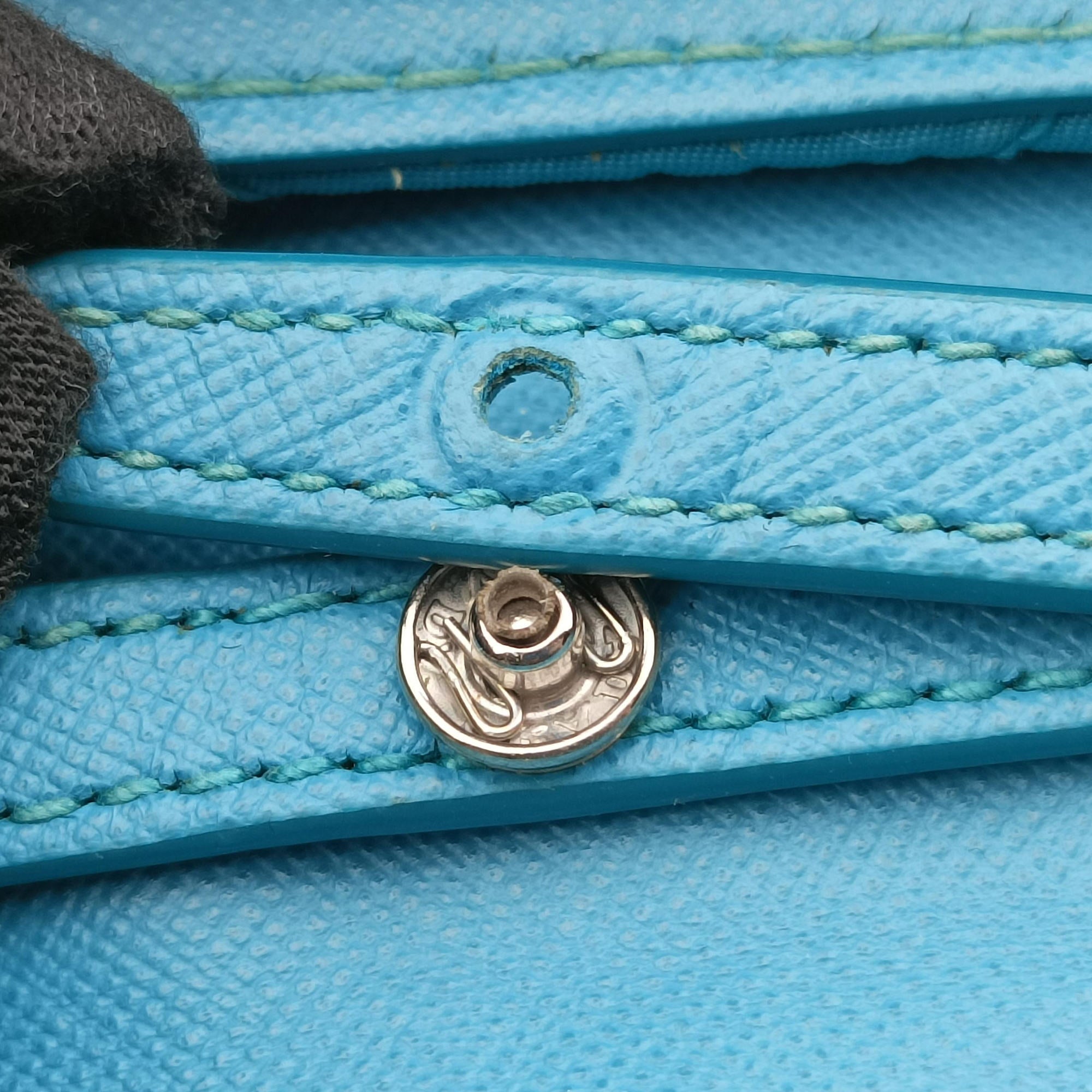 Pre-owned Prada Tessuto Nylon Quilted Impuntu Flap Blue nylon  shoulderbag | stylenewstar