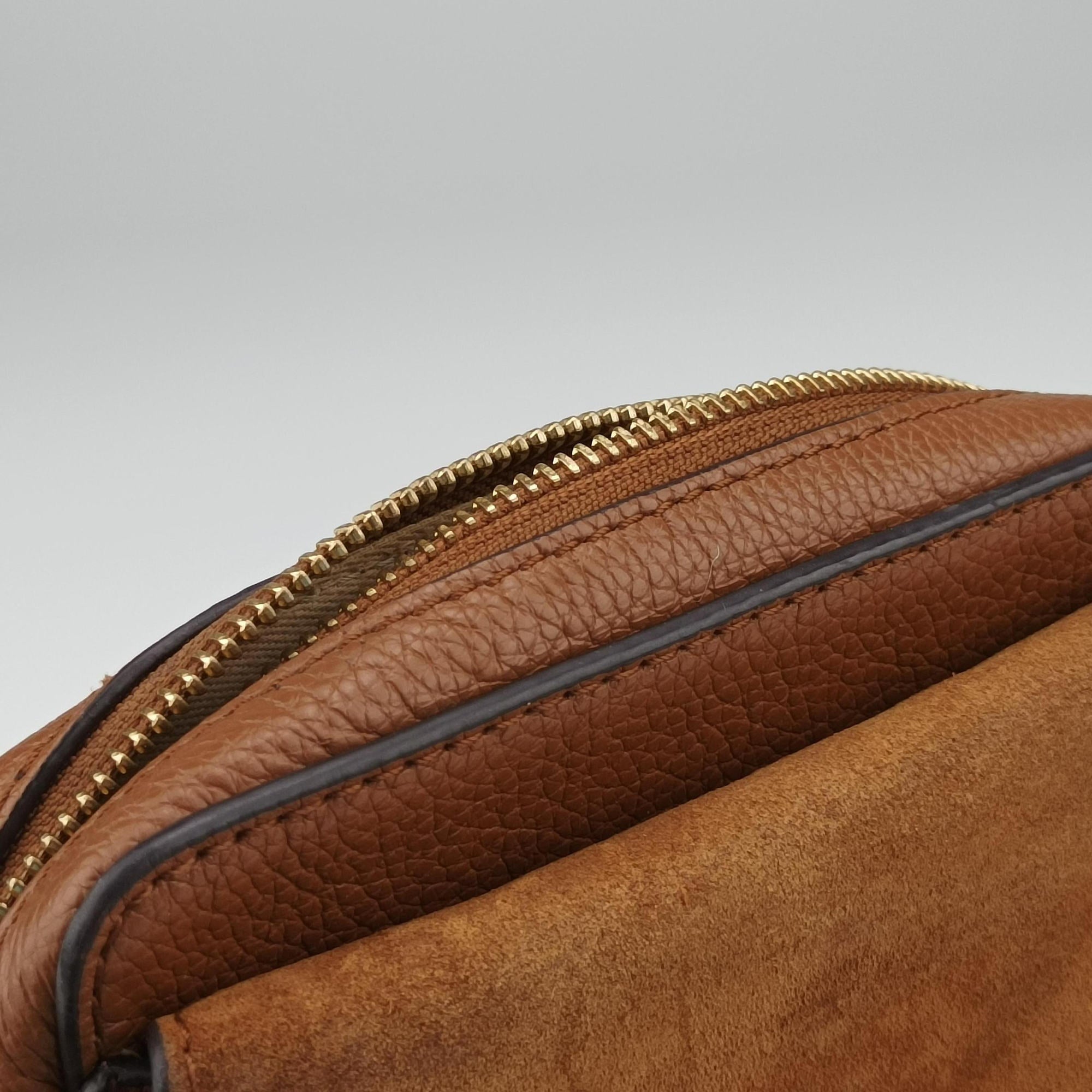 Pre-owned See By Chloe Joan Brown Suede × Leather ジョアン shoulderbag | stylenewstar