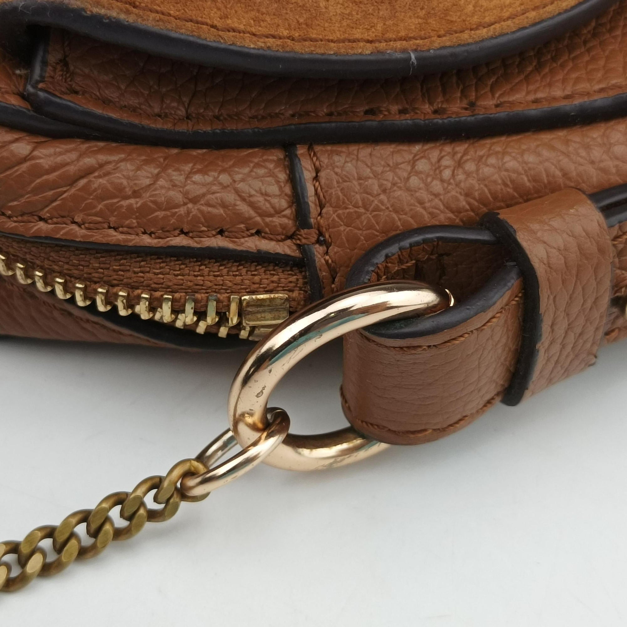 Pre-owned See By Chloe Joan Brown Suede × Leather ジョアン shoulderbag | stylenewstar
