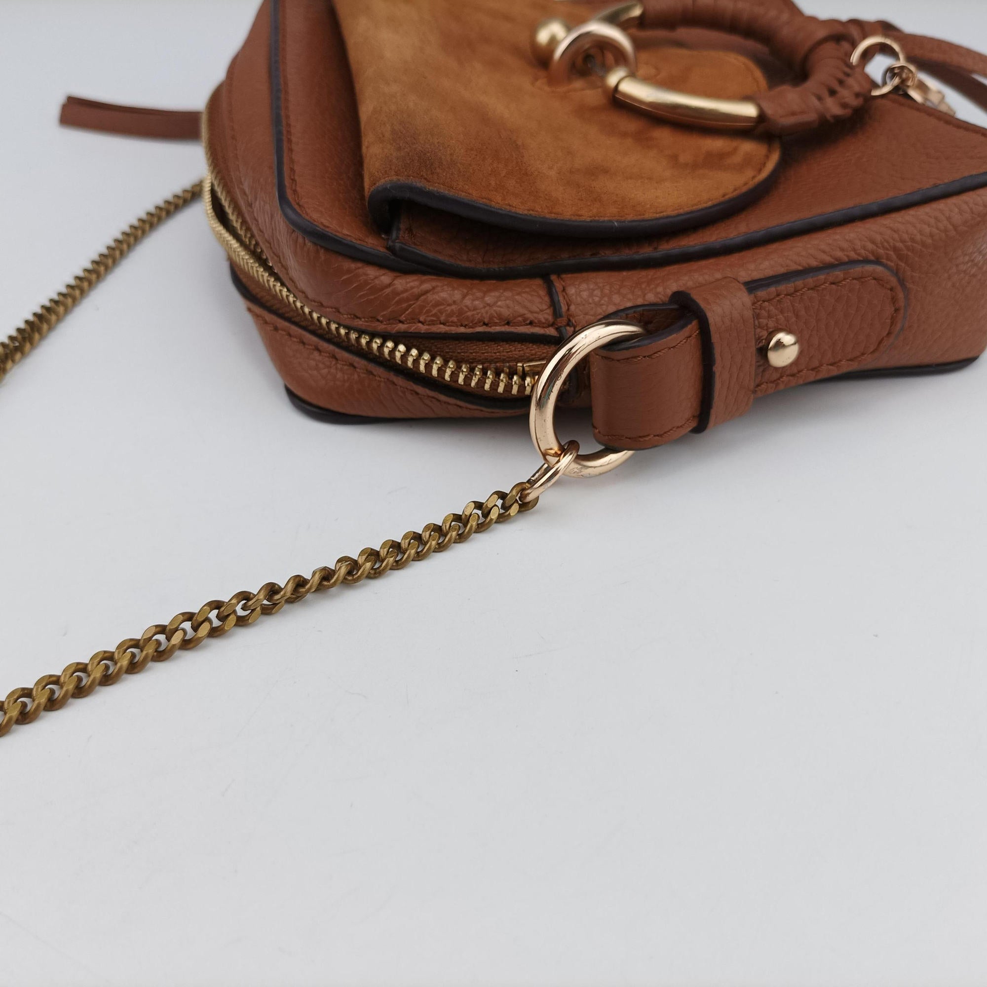 Pre-owned See By Chloe Joan Brown Suede × Leather ジョアン shoulderbag | stylenewstar