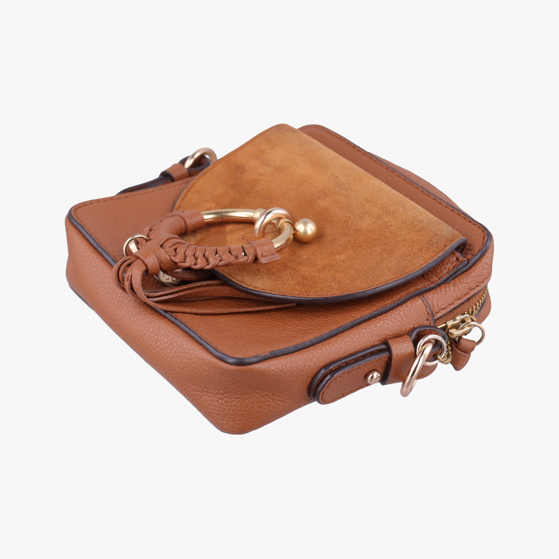 Pre-owned See By Chloe Joan Brown Suede × Leather ジョアン shoulderbag | stylenewstar