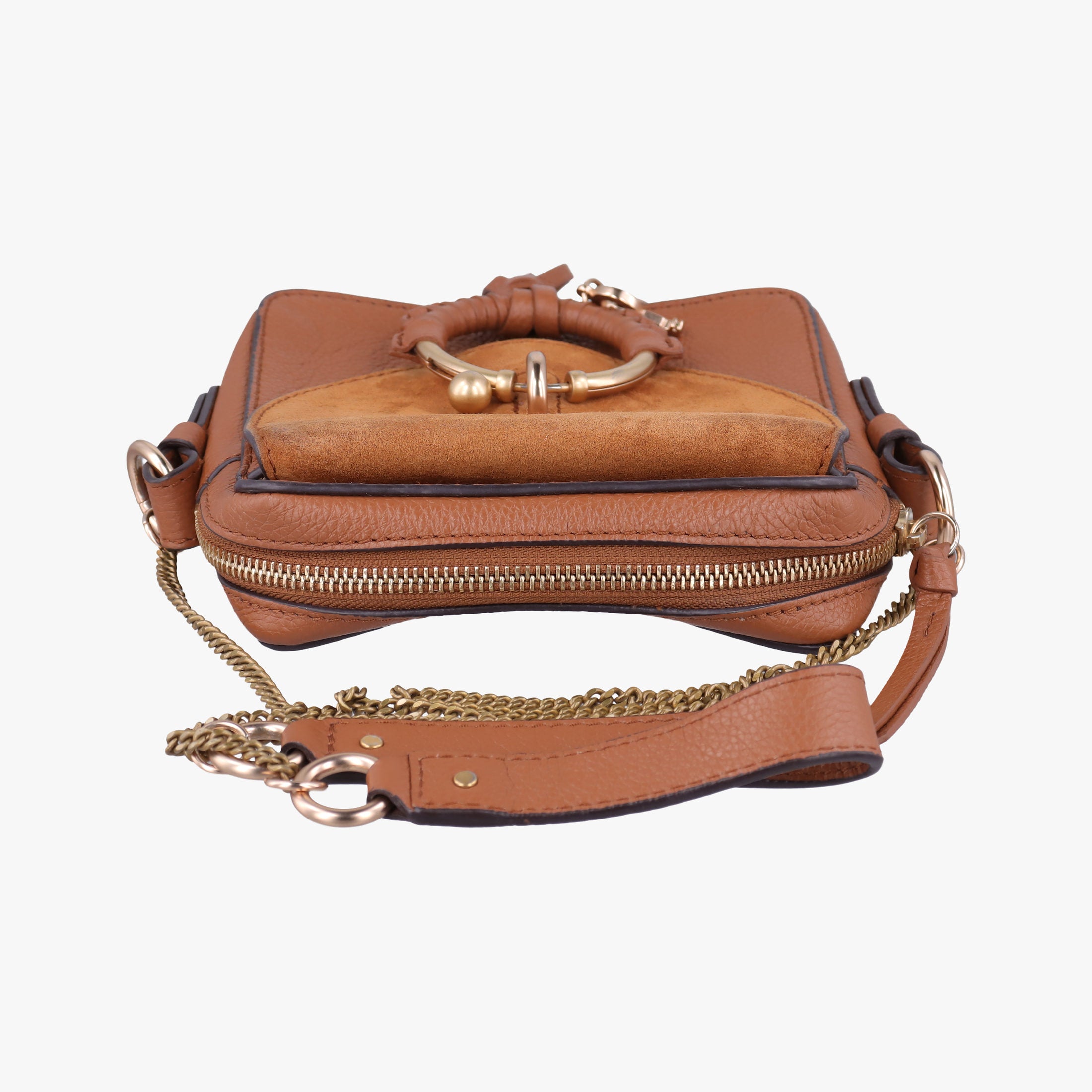 Pre-owned See By Chloe Joan Brown Suede × Leather ジョアン shoulderbag | stylenewstar