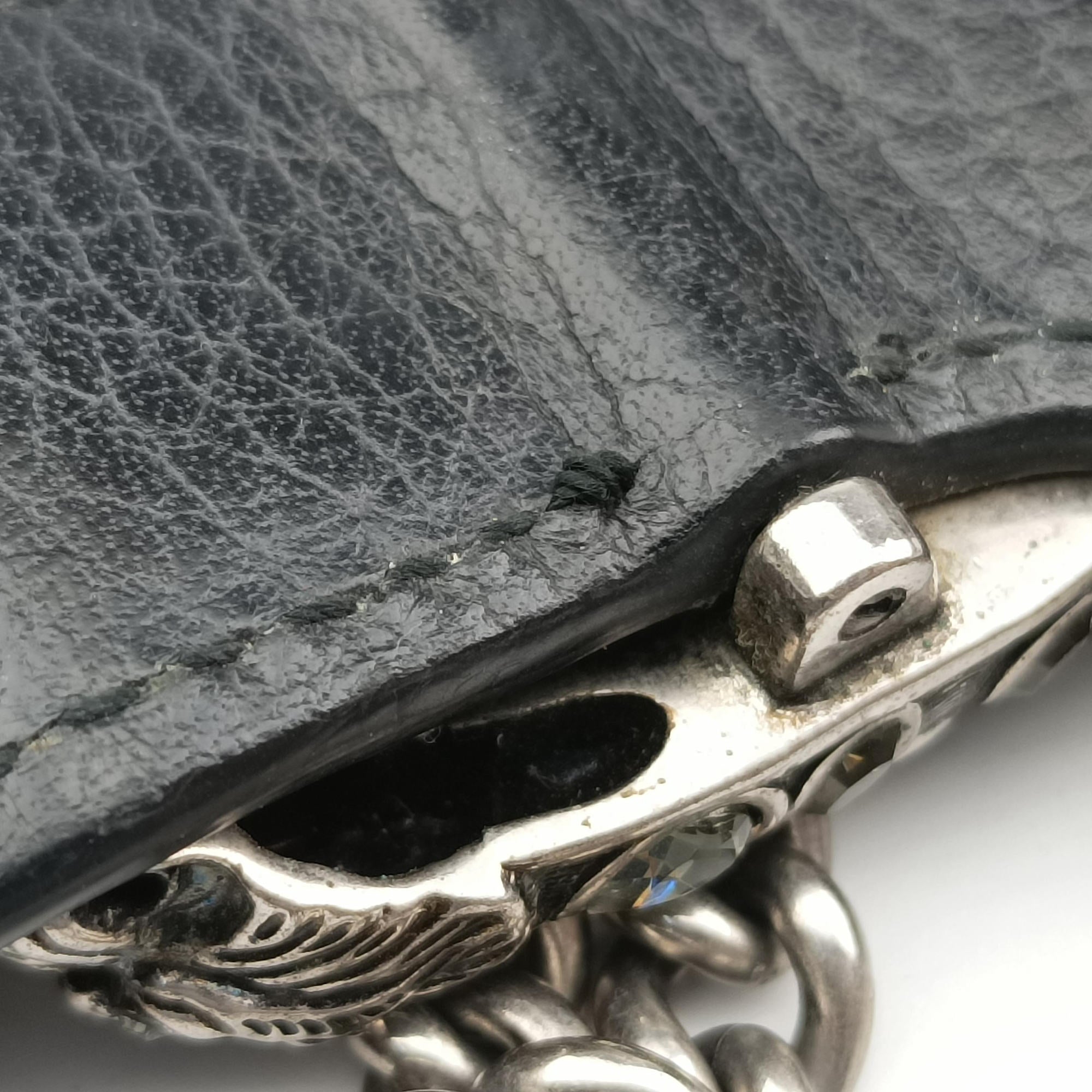 Pre-owned Gucci Dionysus Black Leather 401231 shoulderbag | stylenewstar
