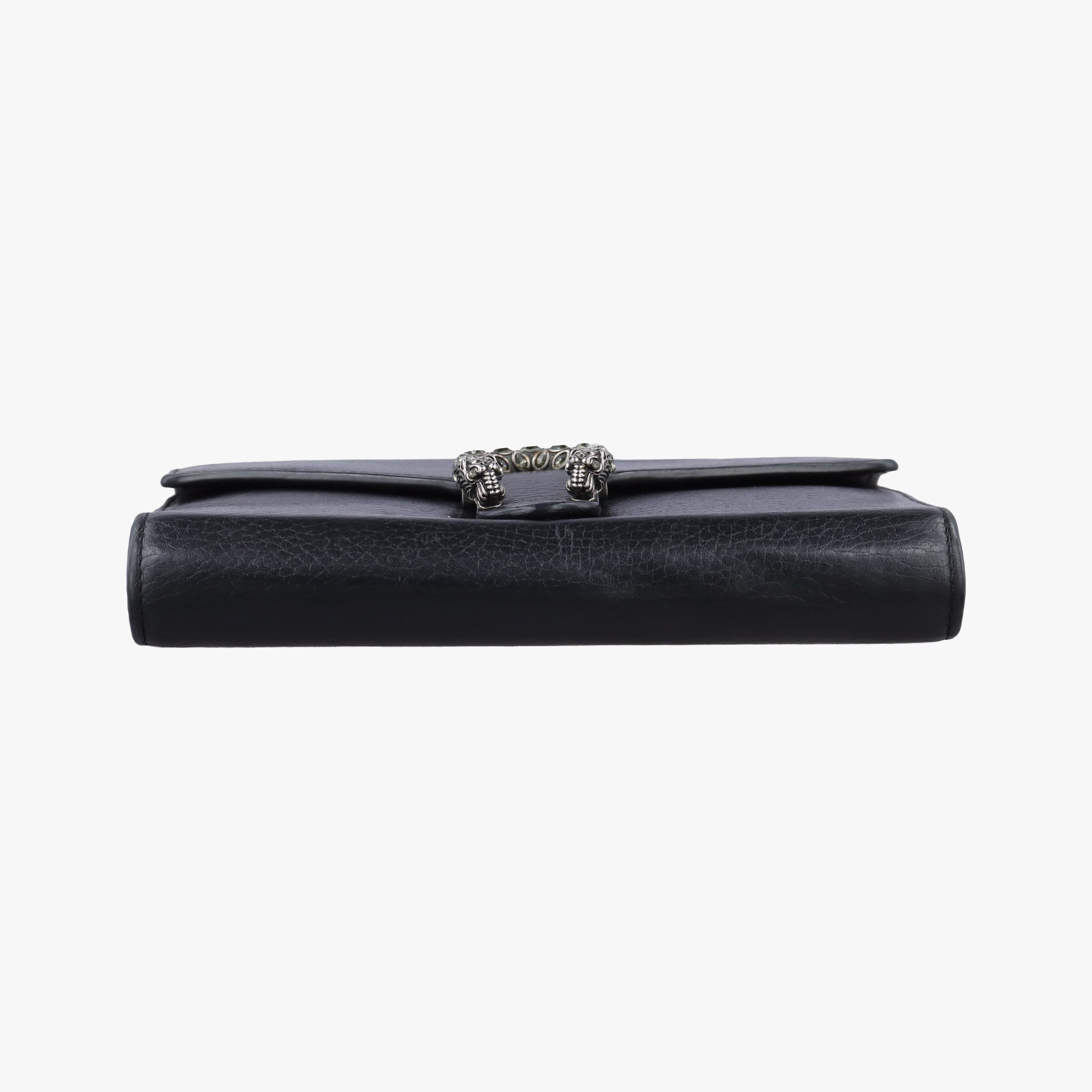 Pre-owned Gucci Dionysus Black Leather 401231 shoulderbag | stylenewstar