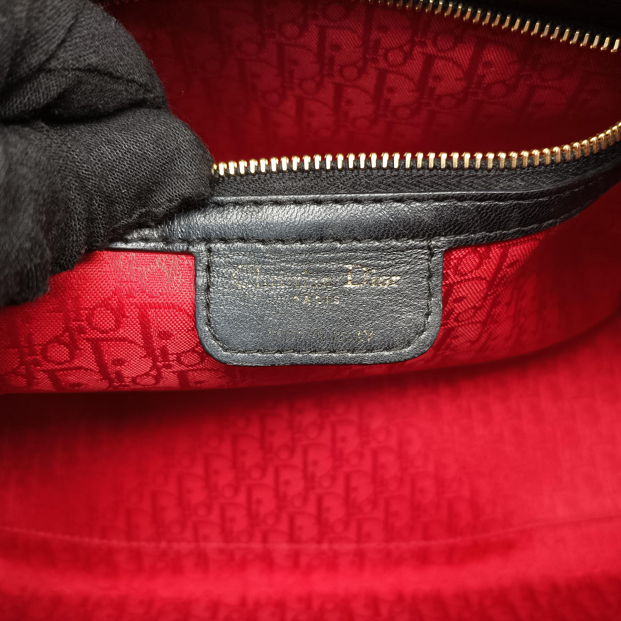Pre-owned Christian Dior Lady Dior Black lambskin  handbag | stylenewstar