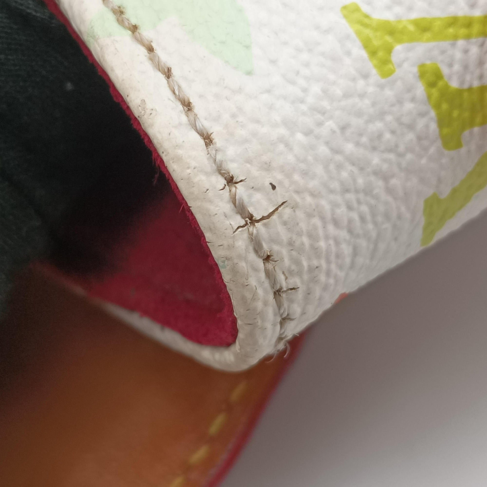 Vintage Louis Vuitton SOLOGNE white Monogram Multicolor M92661 shoulderbag | stylenewstar
