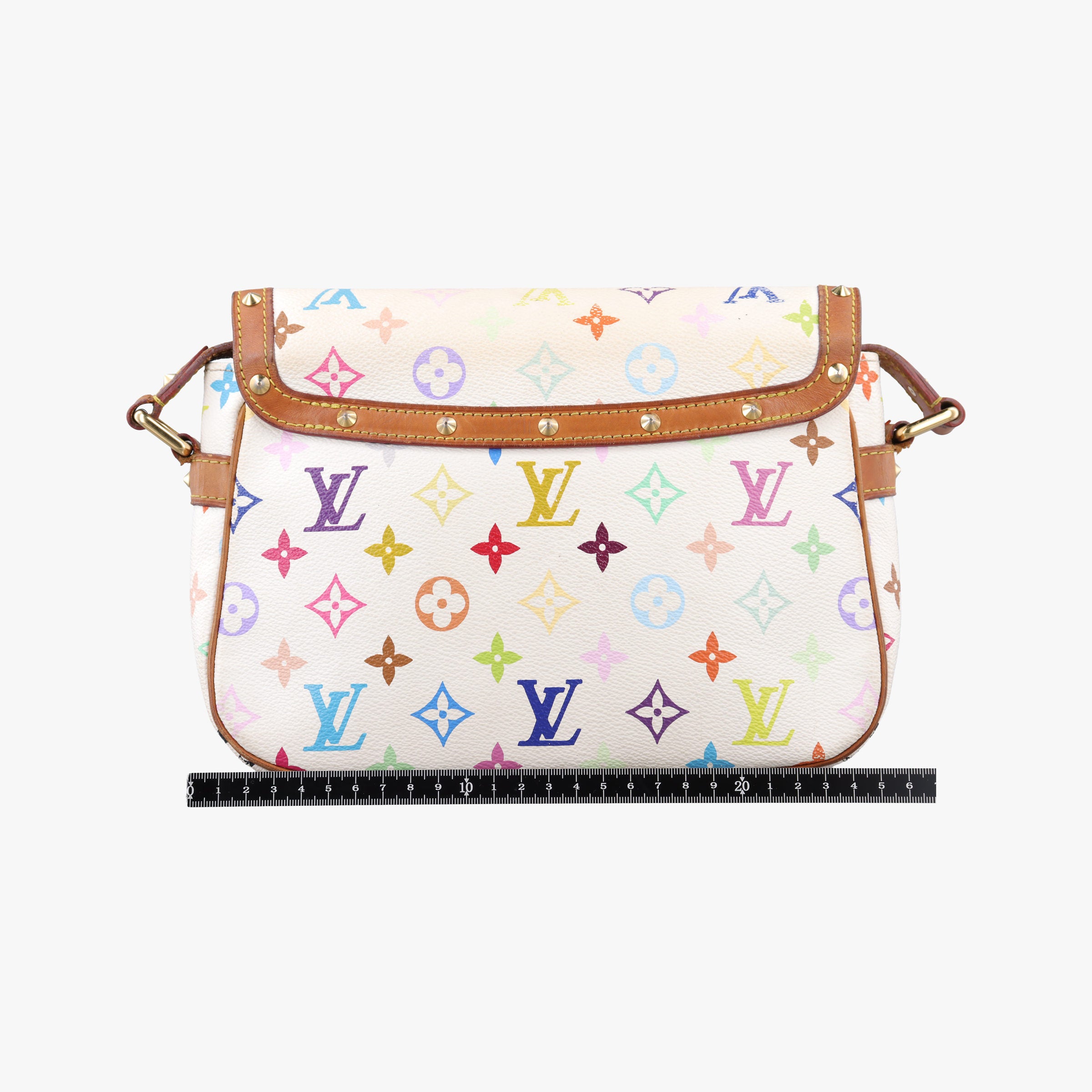 Vintage Louis Vuitton SOLOGNE white Monogram Multicolor M92661 shoulderbag | stylenewstar
