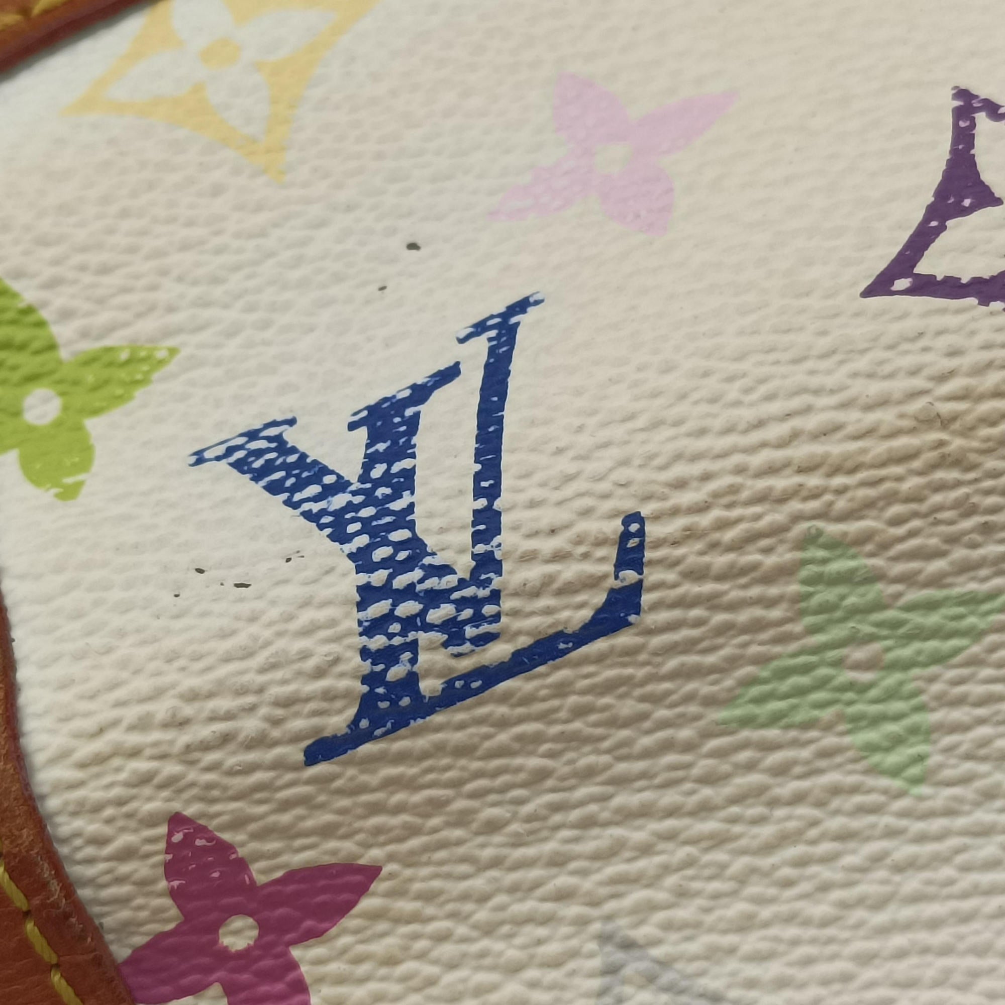 Vintage Louis Vuitton SOLOGNE white Monogram Multicolor M92661 shoulderbag | stylenewstar