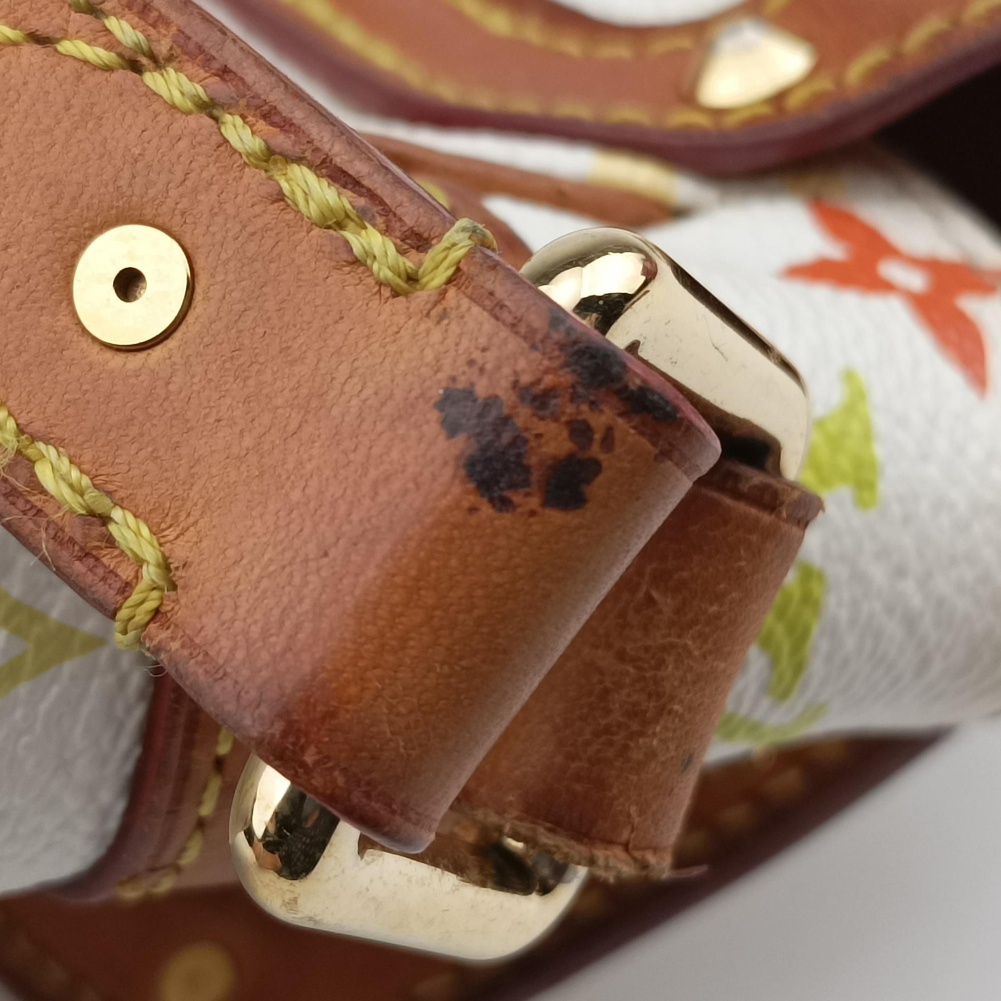Vintage Louis Vuitton SOLOGNE white Monogram Multicolor M92661 shoulderbag | stylenewstar
