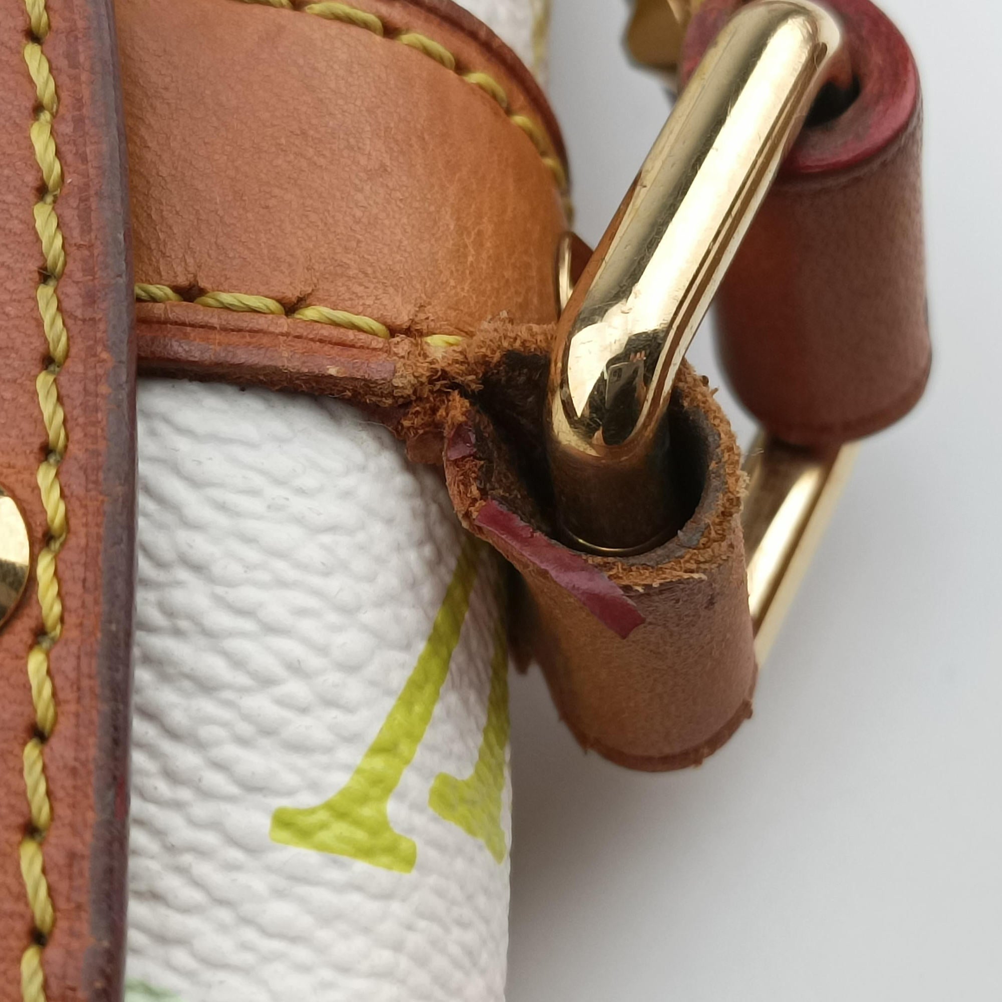 Vintage Louis Vuitton SOLOGNE white Monogram Multicolor M92661 shoulderbag | stylenewstar