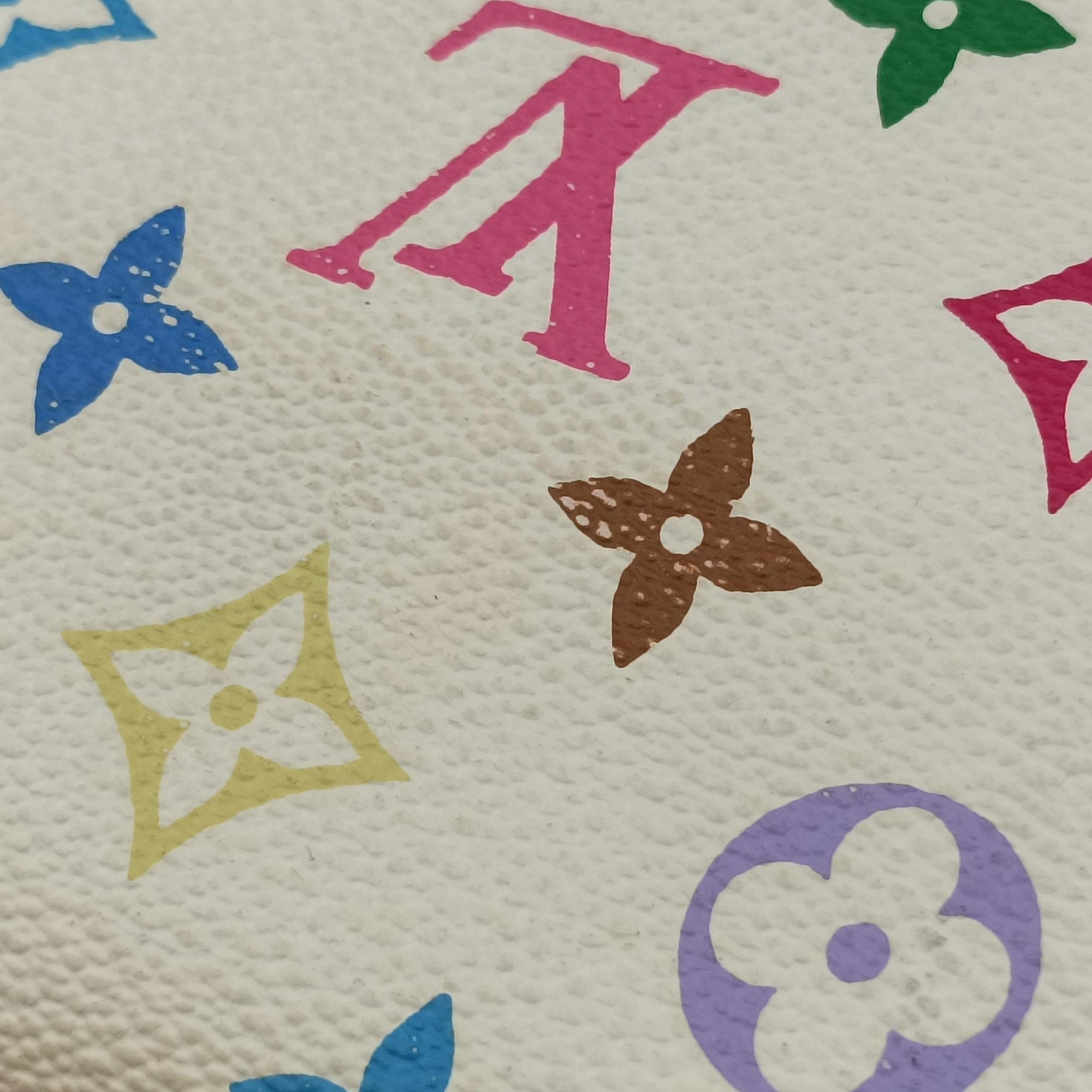 Vintage Louis Vuitton SOLOGNE white Monogram Multicolor M92661 shoulderbag | stylenewstar
