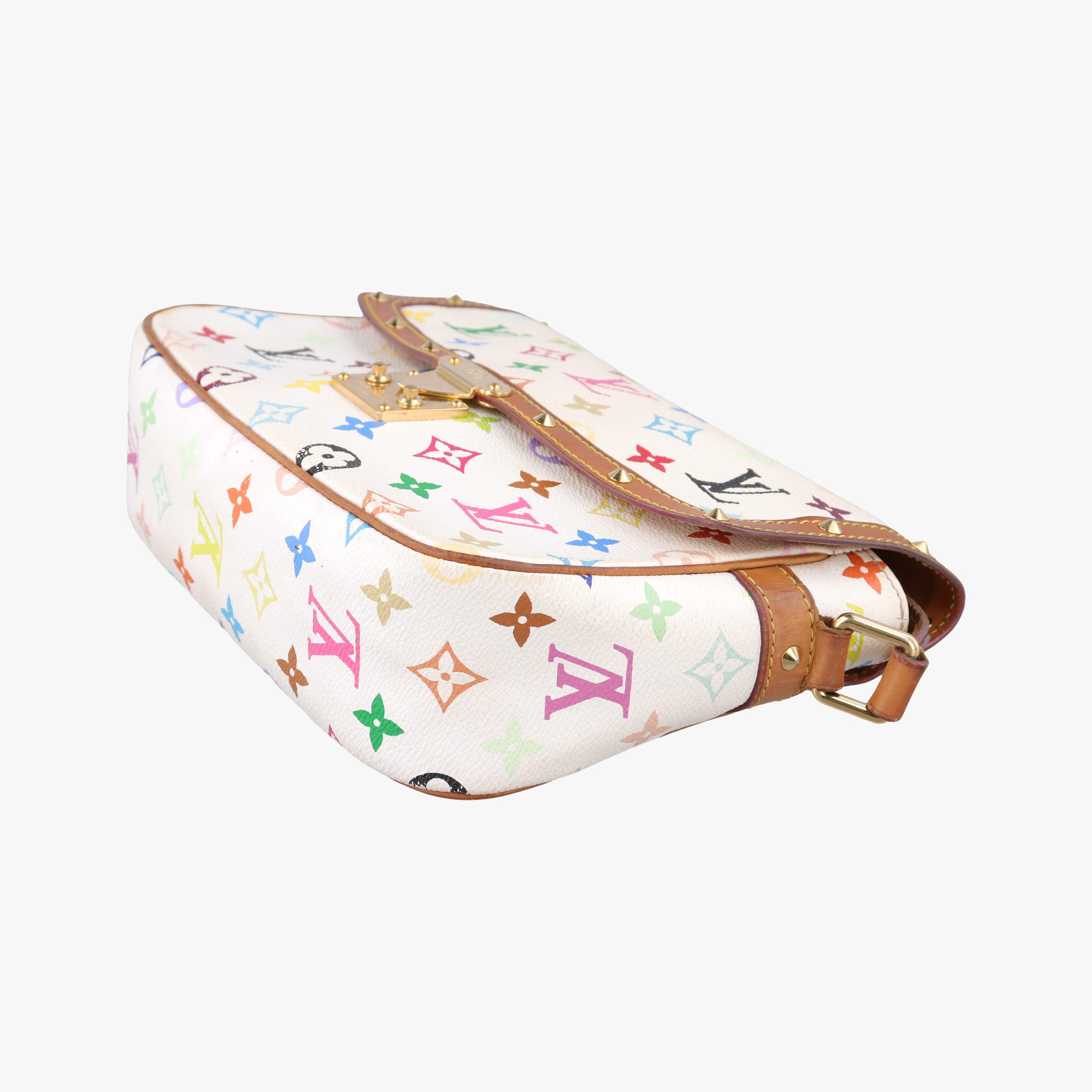 Vintage Louis Vuitton SOLOGNE white Monogram Multicolor M92661 shoulderbag | stylenewstar