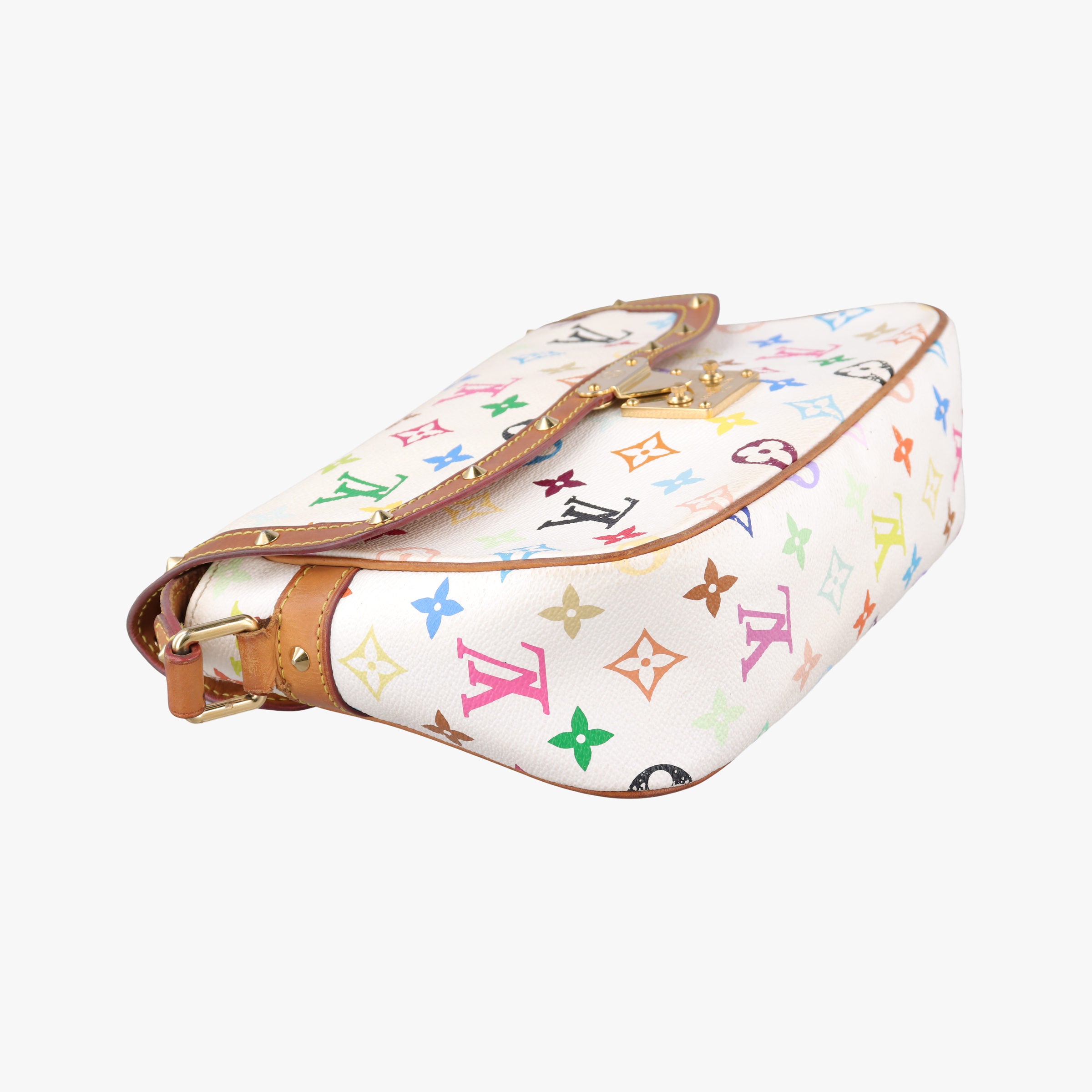 Vintage Louis Vuitton SOLOGNE white Monogram Multicolor M92661 shoulderbag | stylenewstar
