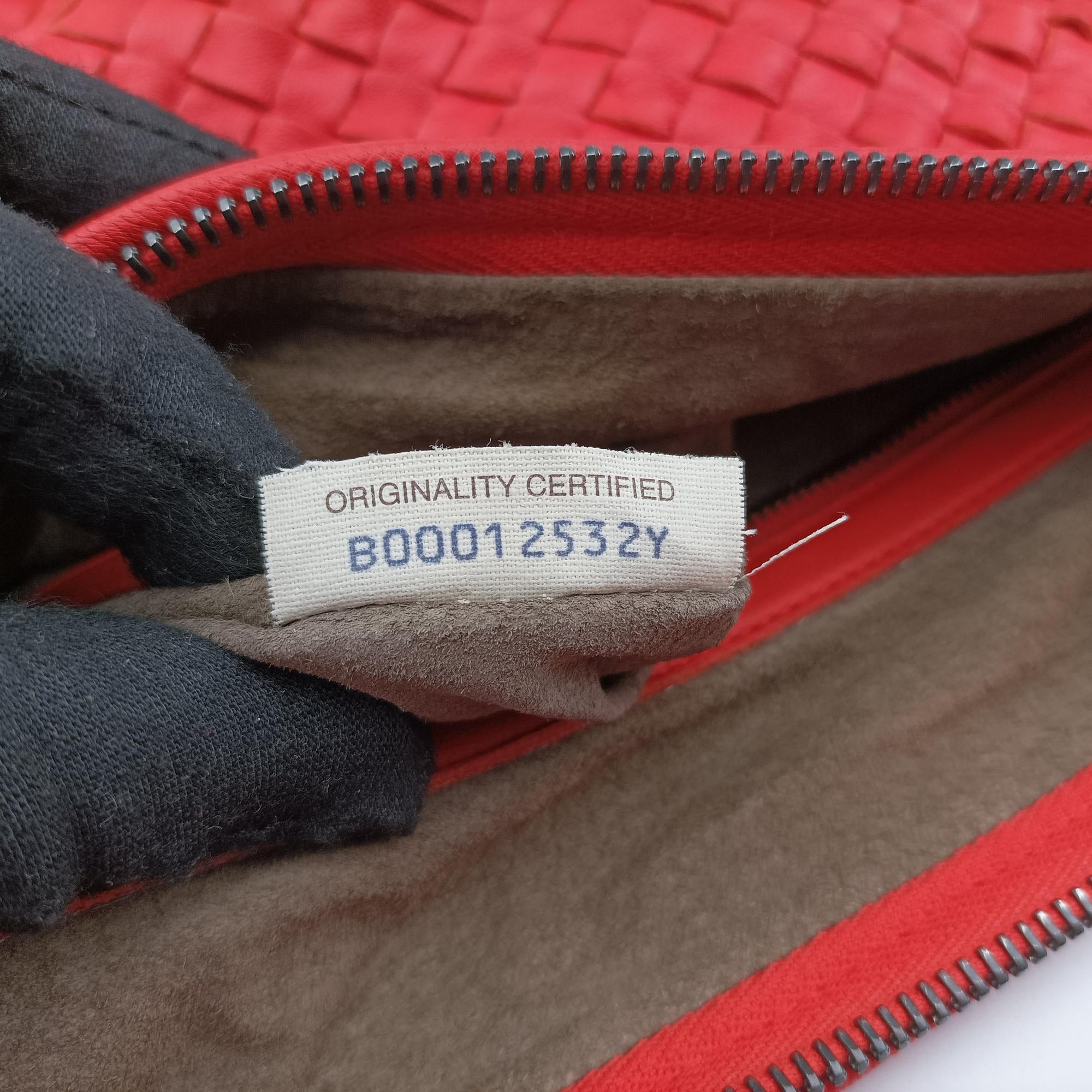 Pre-owned Bottega Veneta Intrecciato Orange lambskin  shoulderbag | stylenewstar