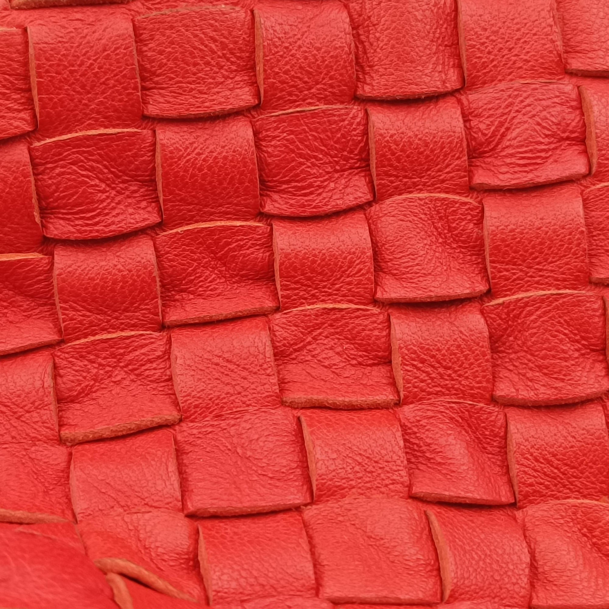 Pre-owned Bottega Veneta Intrecciato Orange lambskin  shoulderbag | stylenewstar
