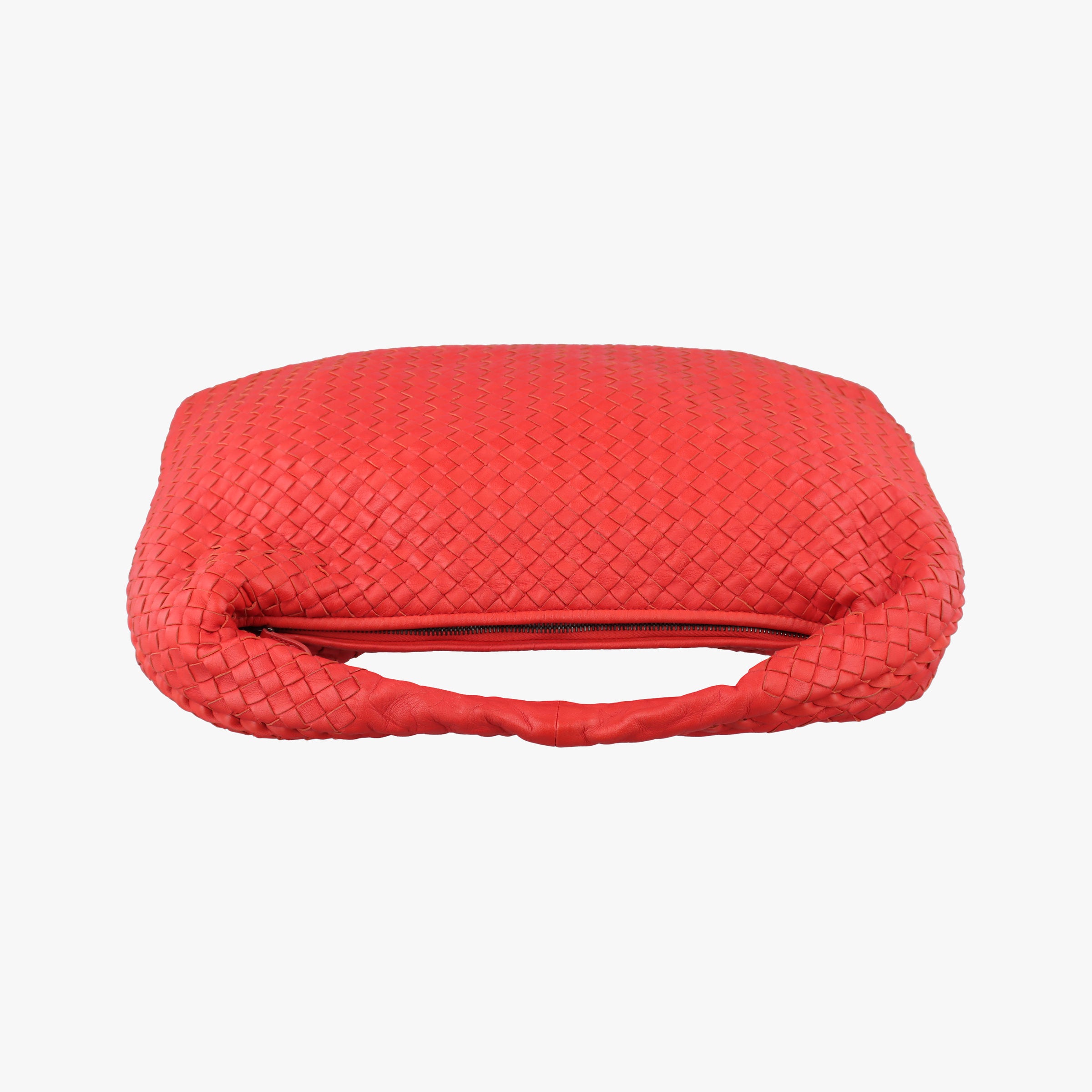 Pre-owned Bottega Veneta Intrecciato Orange lambskin  shoulderbag | stylenewstar