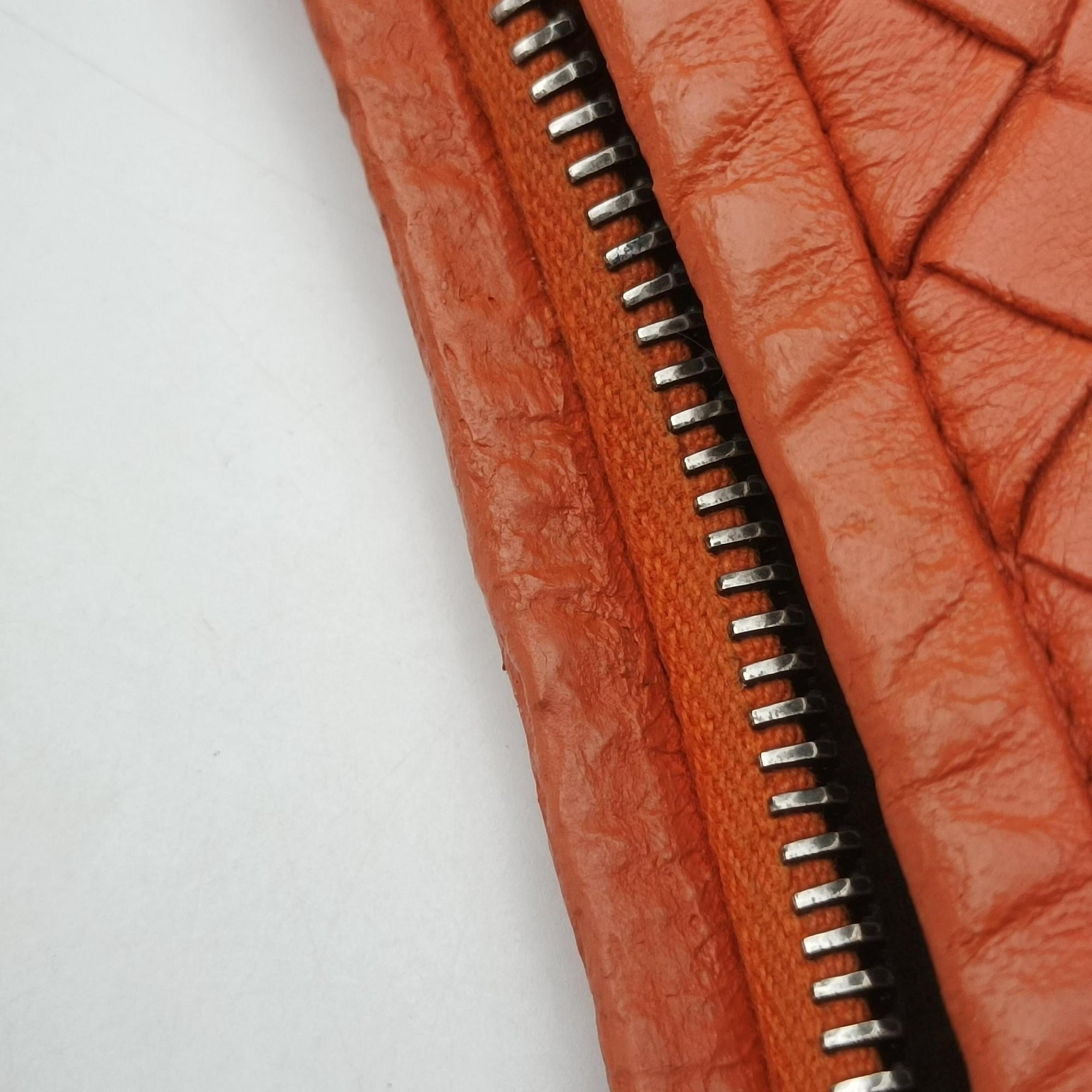 Pre-owned Bottega Veneta Intrecciato Orange lambskin  shoulderbag | stylenewstar