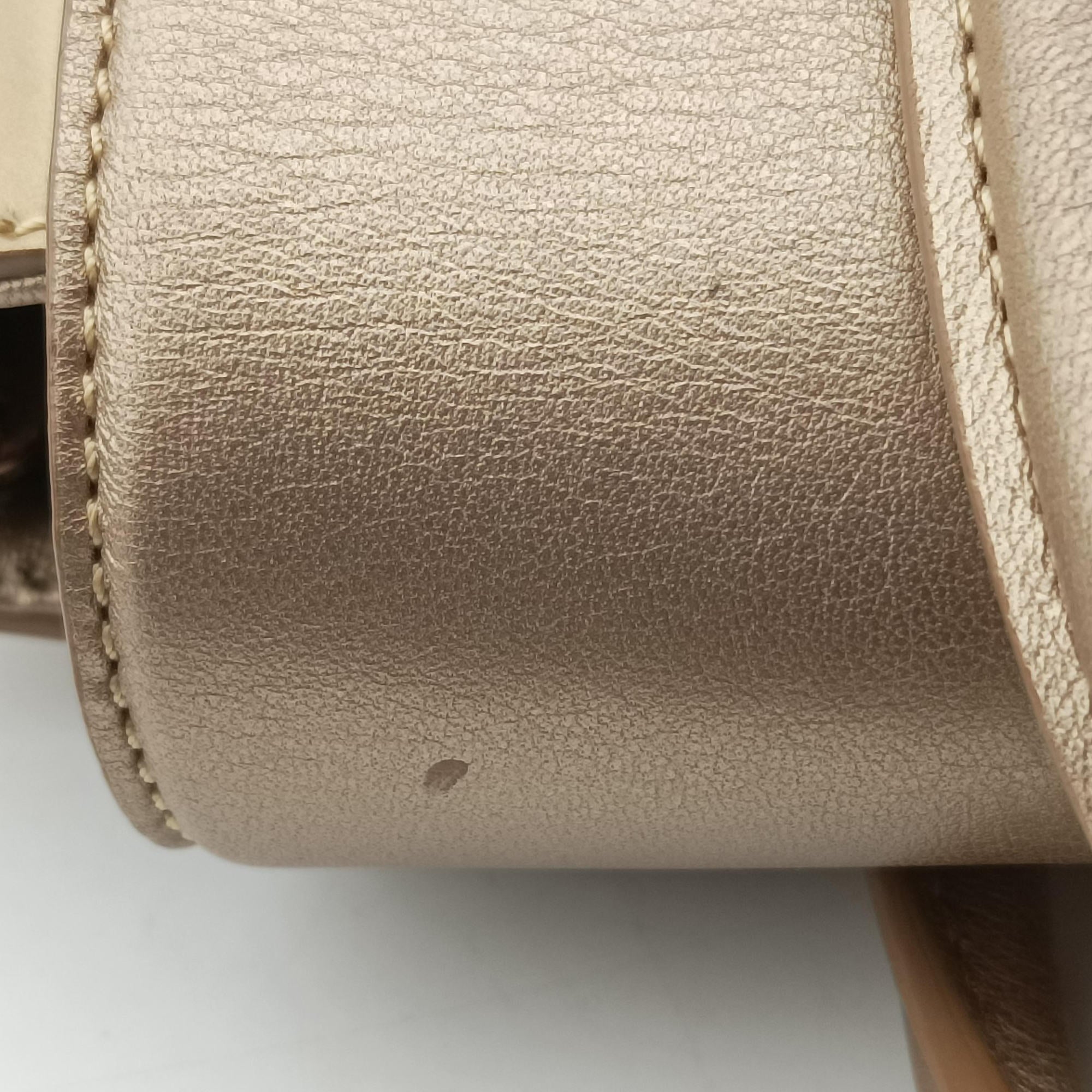 Pre-owned VERSACE Medusa Golden Patent x Leather  shoulderbag | stylenewstar