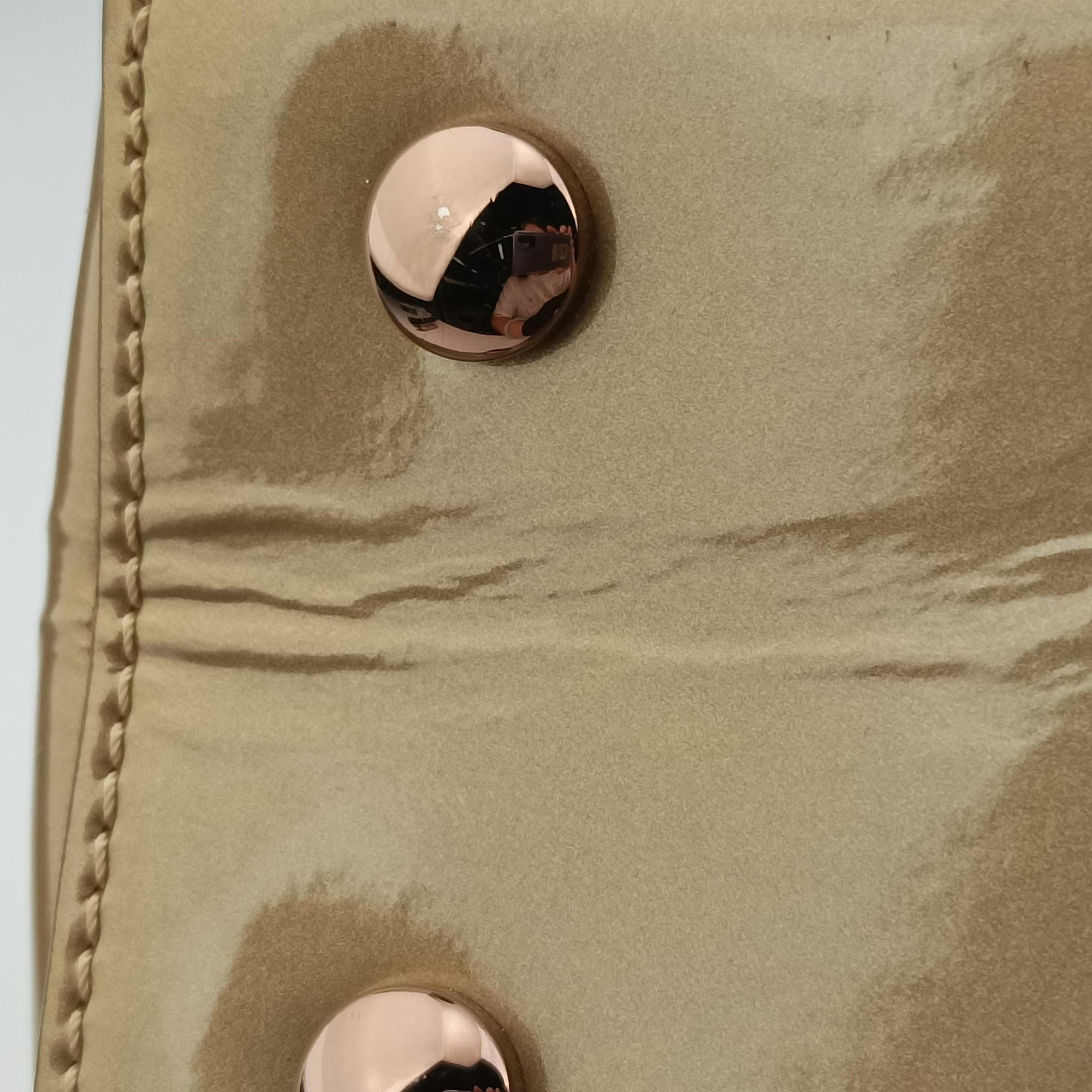 Pre-owned VERSACE Medusa Golden Patent x Leather  shoulderbag | stylenewstar