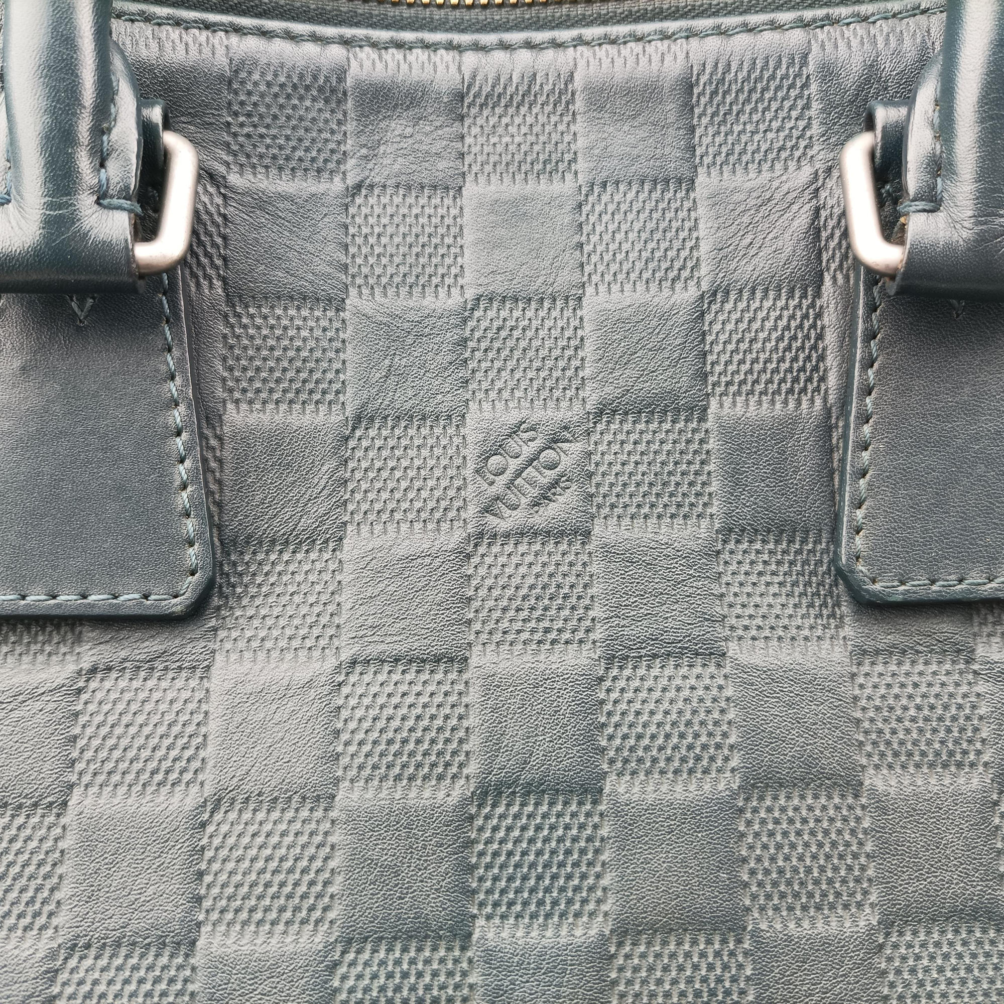 Pre-owned Louis Vuitton Porte-Document-Jour Business Cosmos Damier Infinie N41327 handbag | stylenewstar