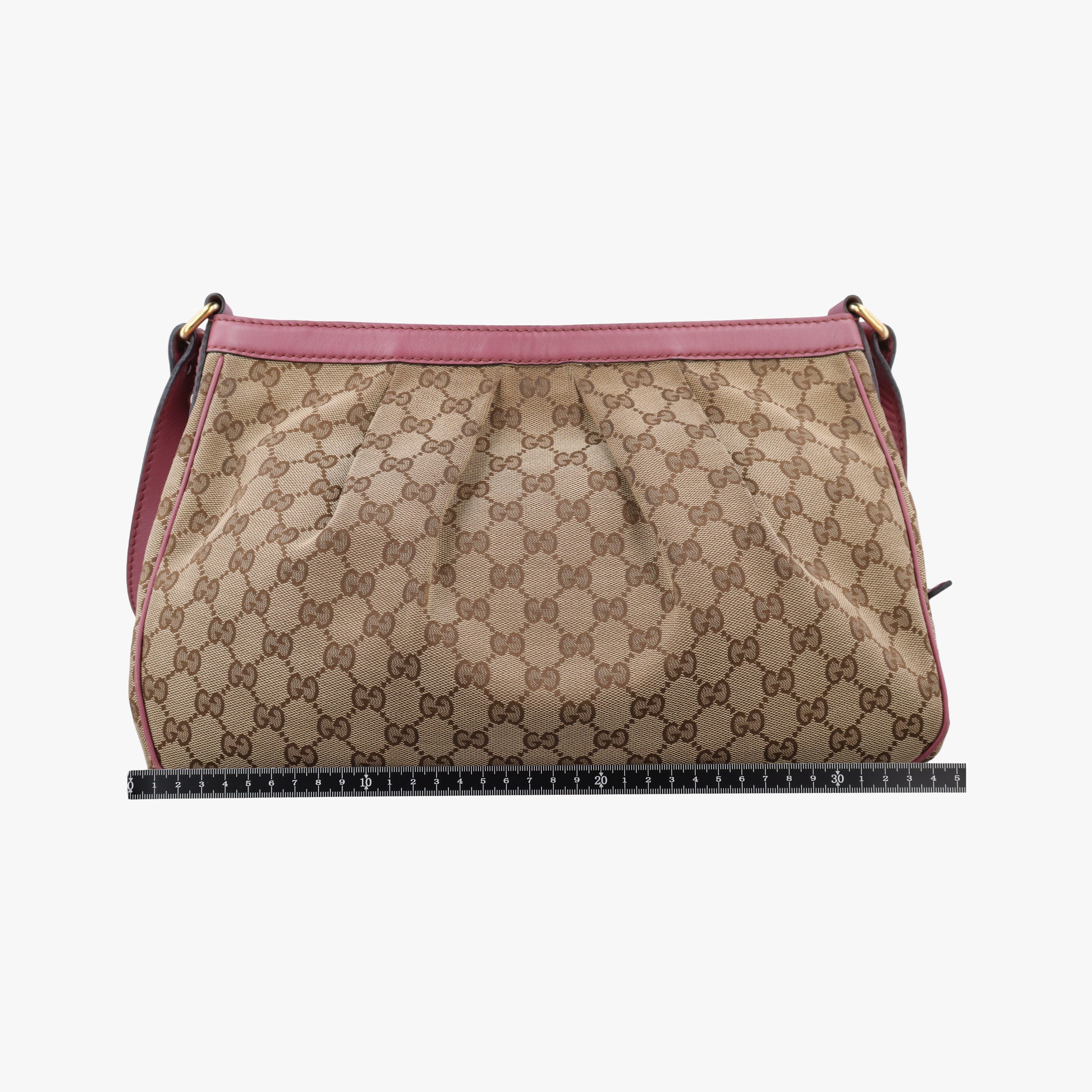Pre-owned Gucci Sukey khaki Canvas×Leather 296834 shoulderbag | stylenewstar
