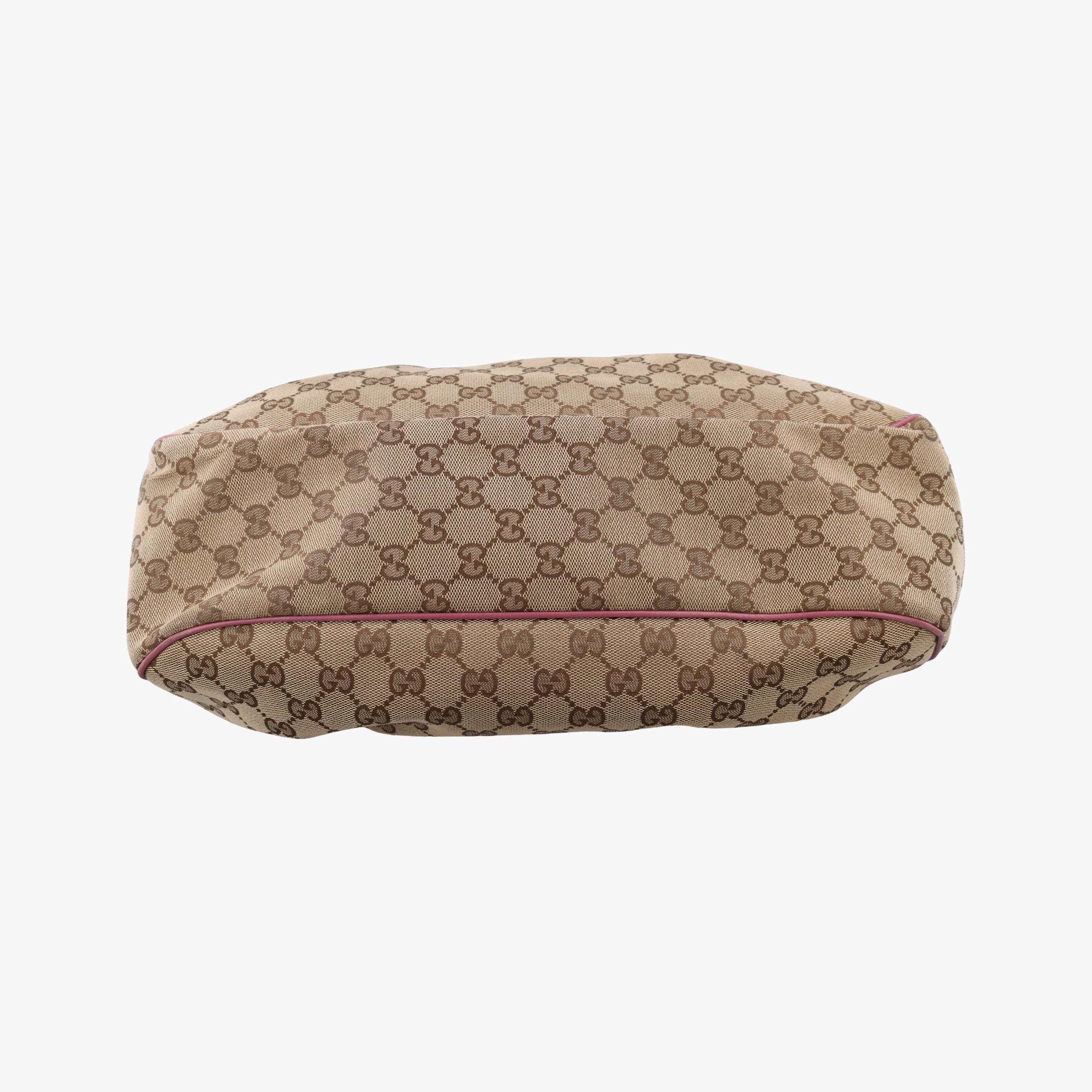 Pre-owned Gucci Sukey khaki Canvas×Leather 296834 shoulderbag | stylenewstar