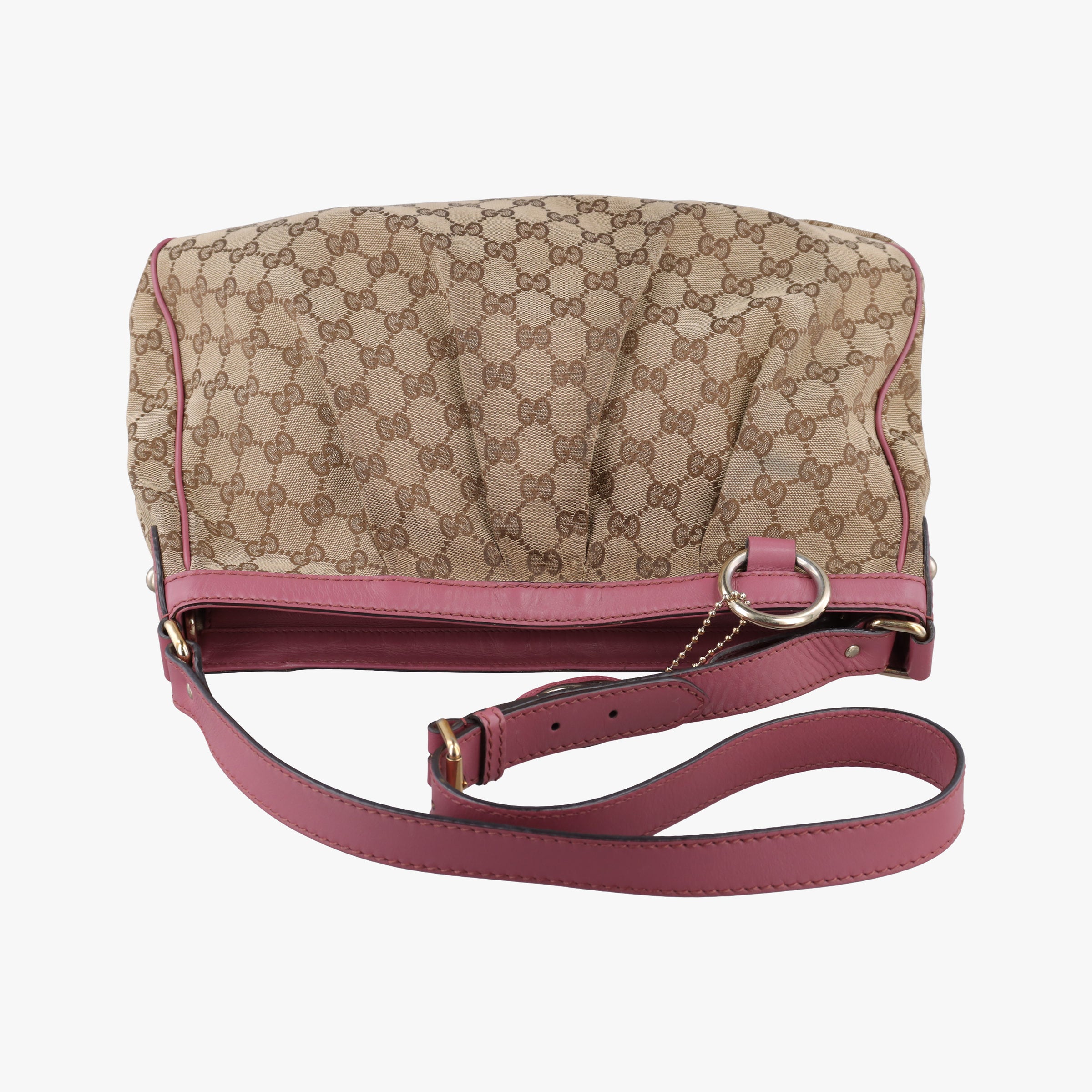 Pre-owned Gucci Sukey khaki Canvas×Leather 296834 shoulderbag | stylenewstar